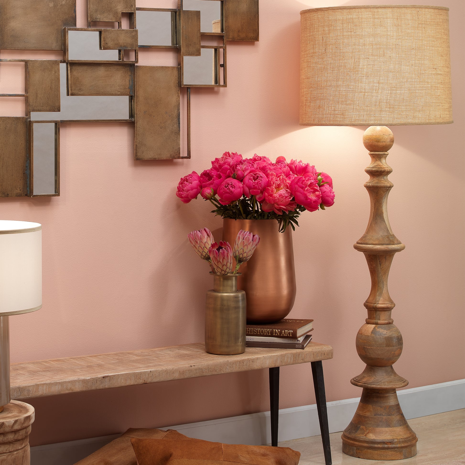 Budapest Wood 1-Light Floor Lamp by Jamie Young