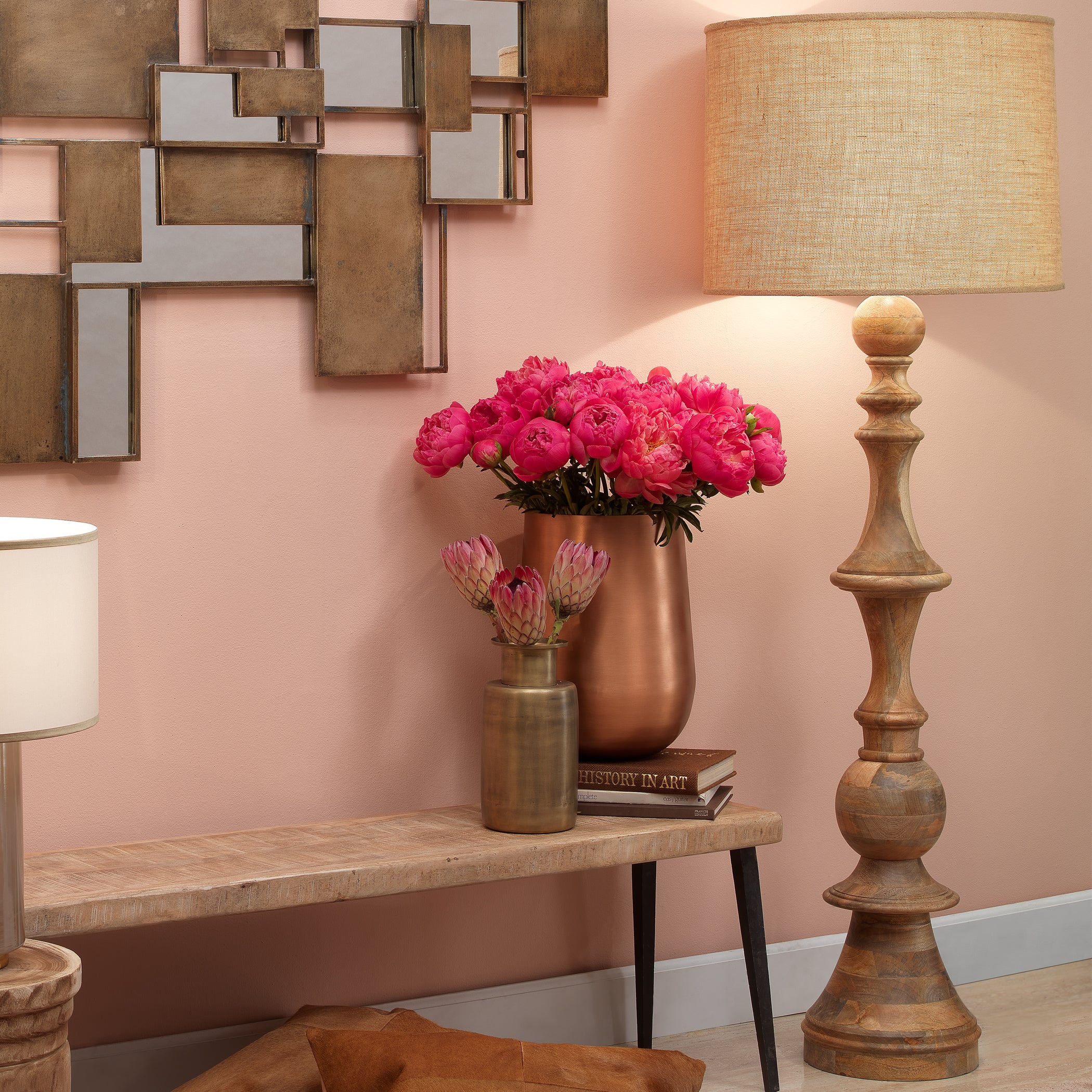 Budapest Wood 1-Light Floor Lamp by Jamie Young