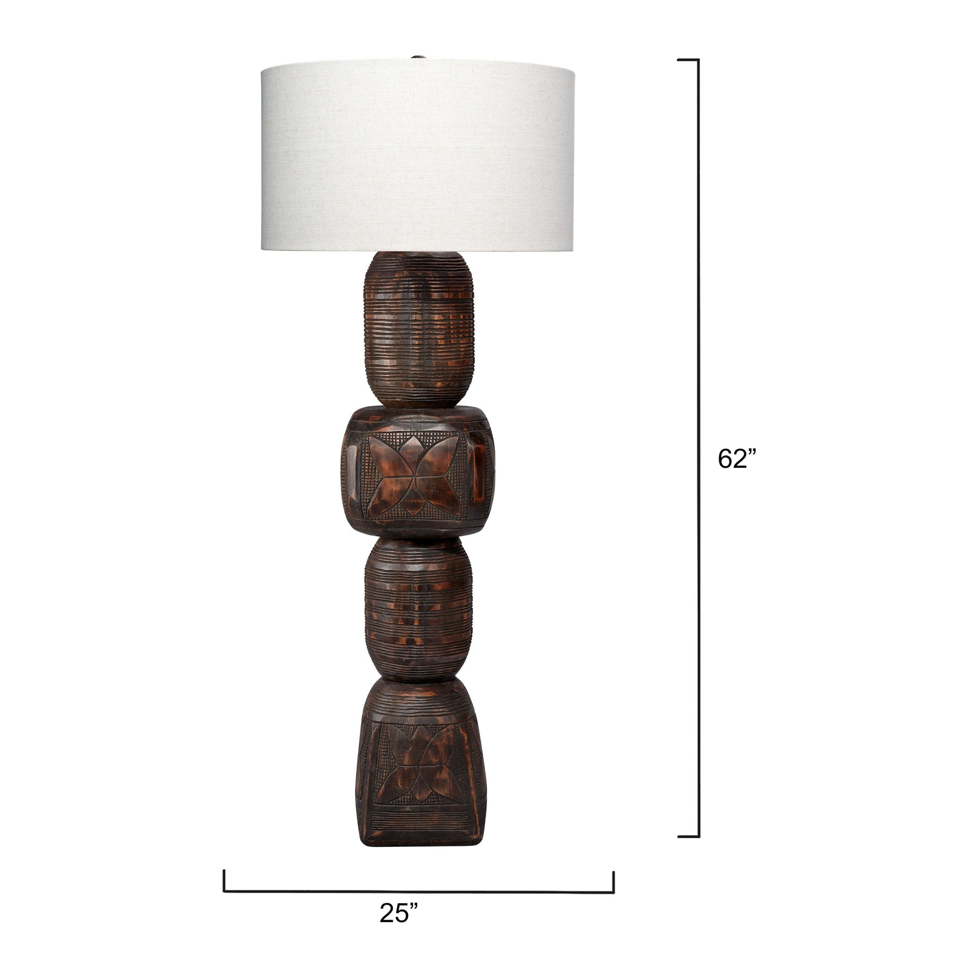 Totem Wood Floor Lamp by Jamie Young