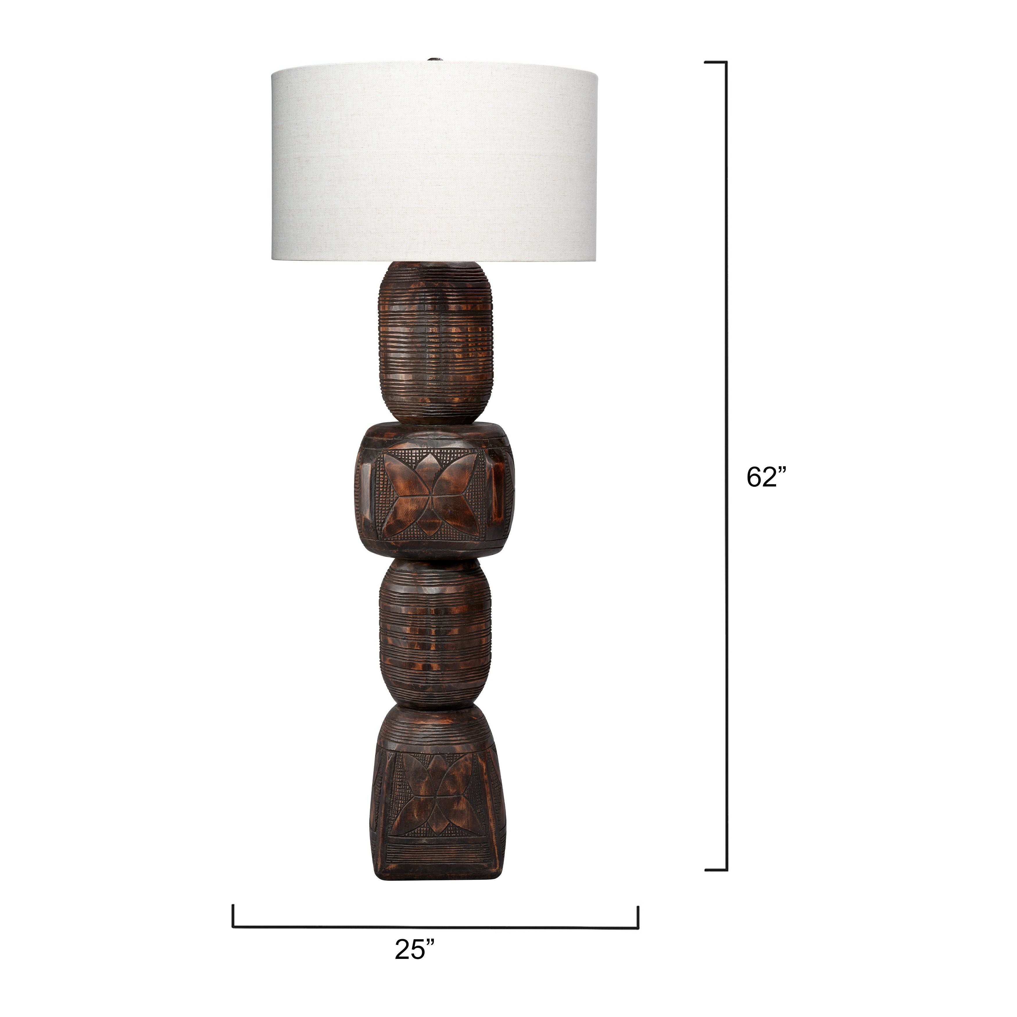 Totem Wood Floor Lamp by Jamie Young