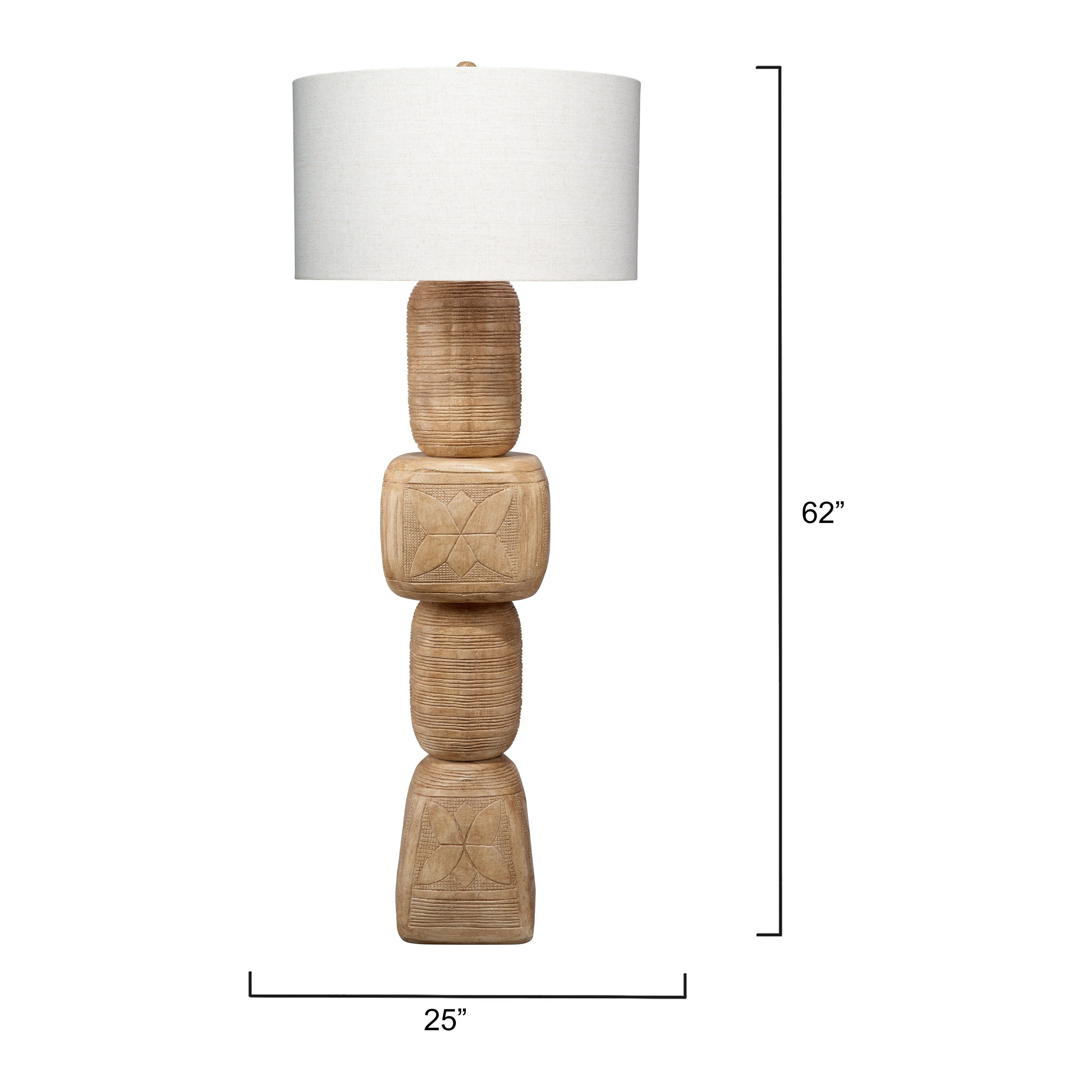 Totem Wood Floor Lamp by Jamie Young