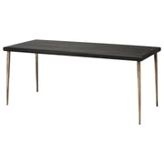 Farmhouse Wood Dining Table, Black by Jamie Young