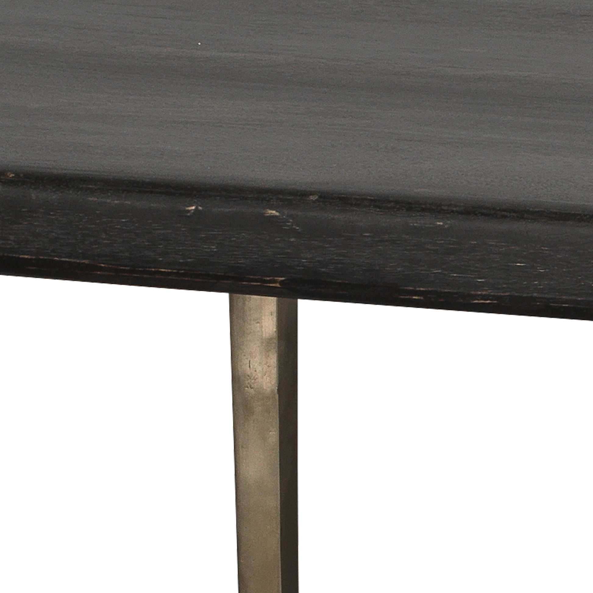 Farmhouse Wood Dining Table, Black by Jamie Young
