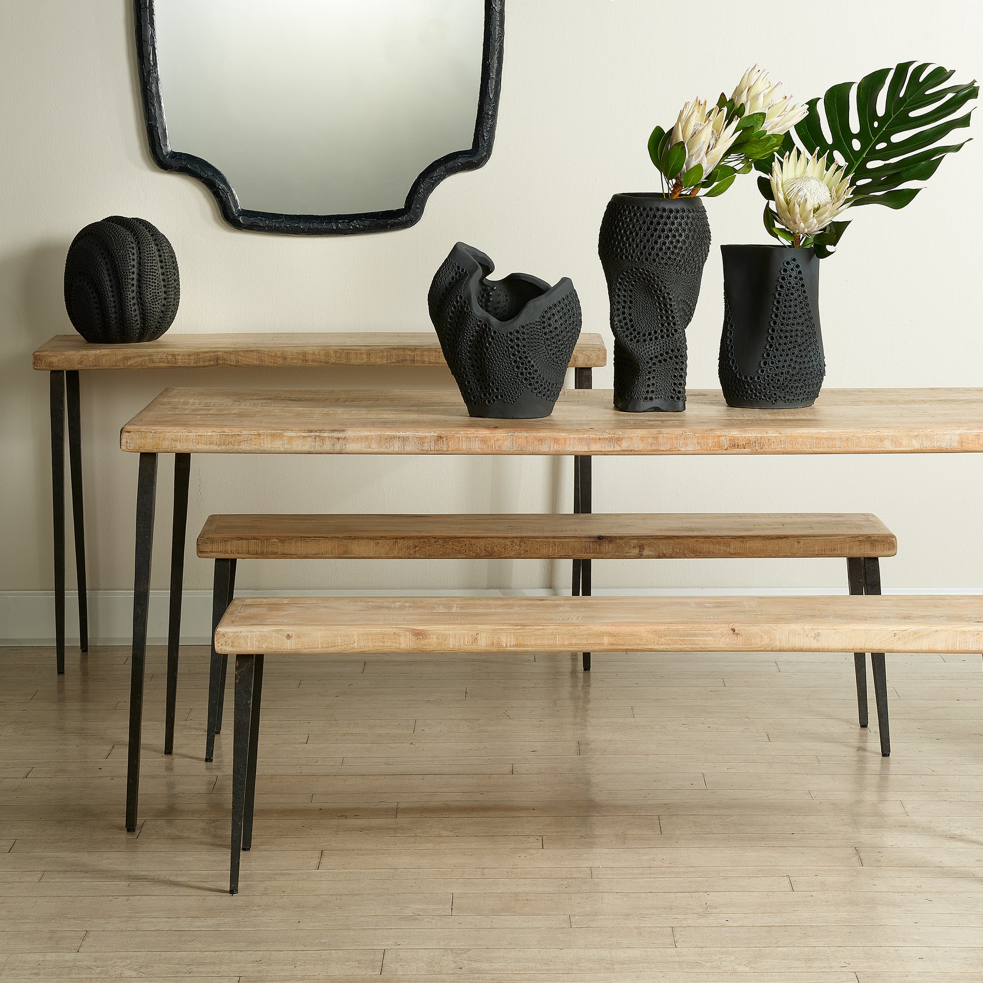 Farmhouse Wood Dining Table, Natural by Jamie Young