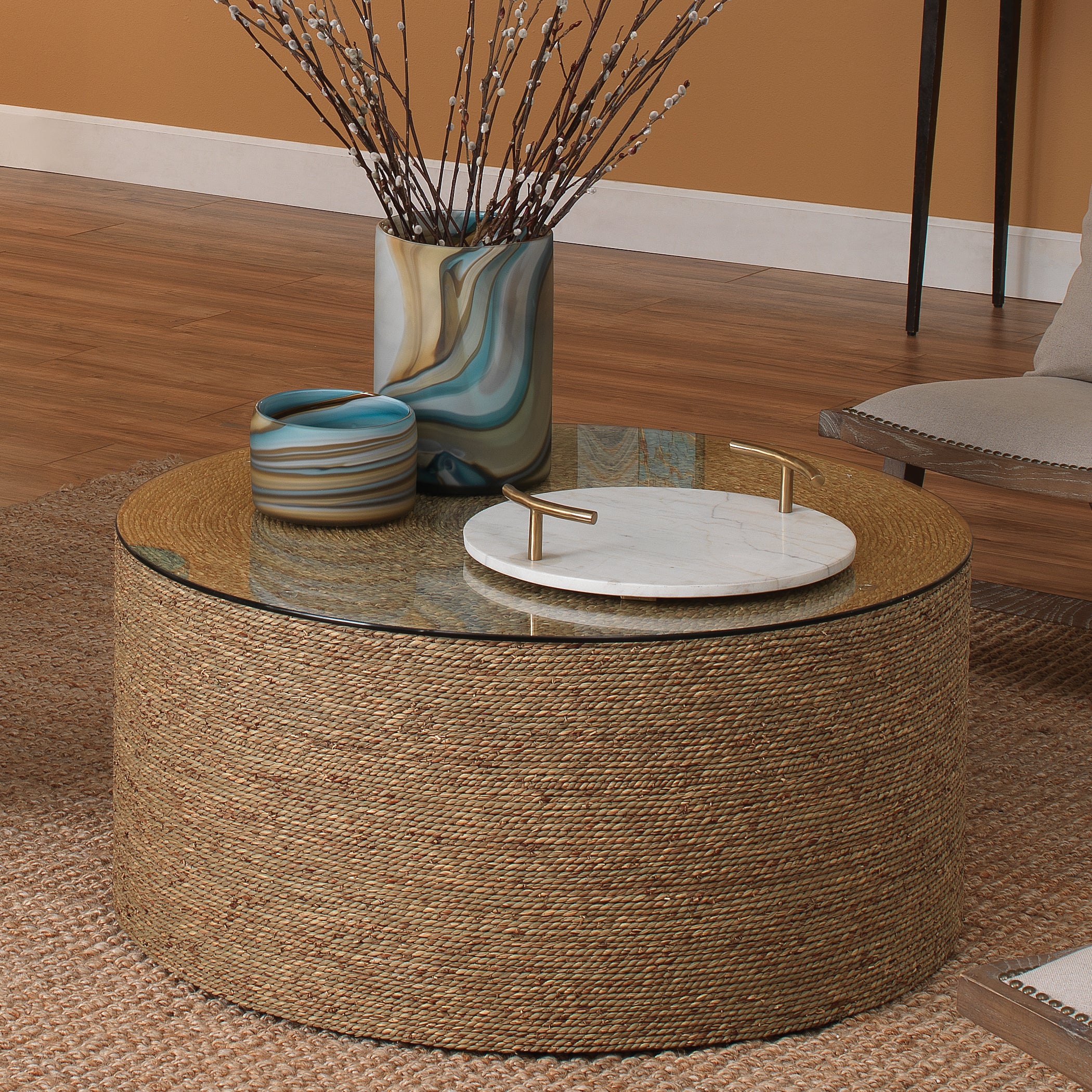 Harbor Seagrass Coffee Table by Jamie Young