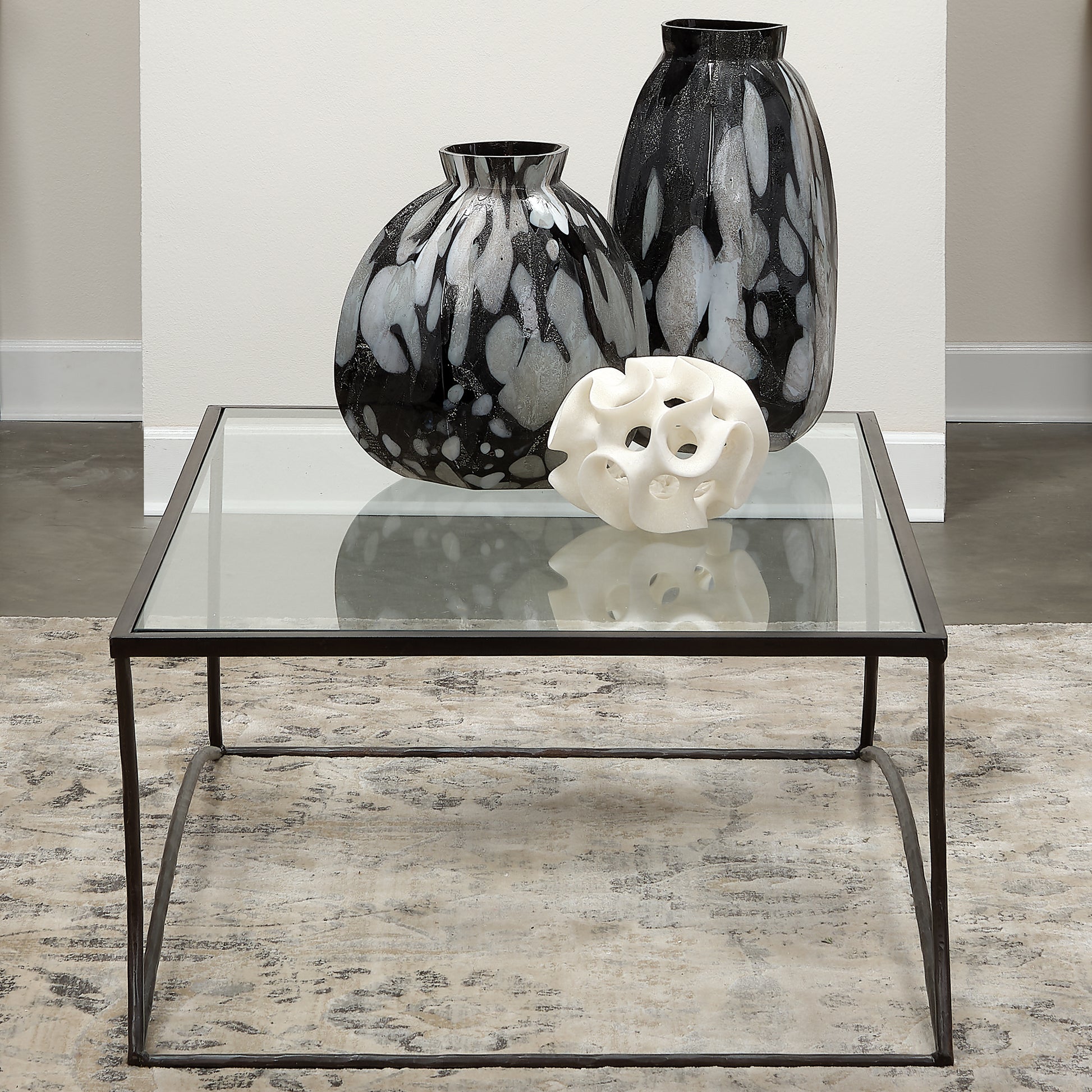 Kai Iron Coffee Table by Jamie Young