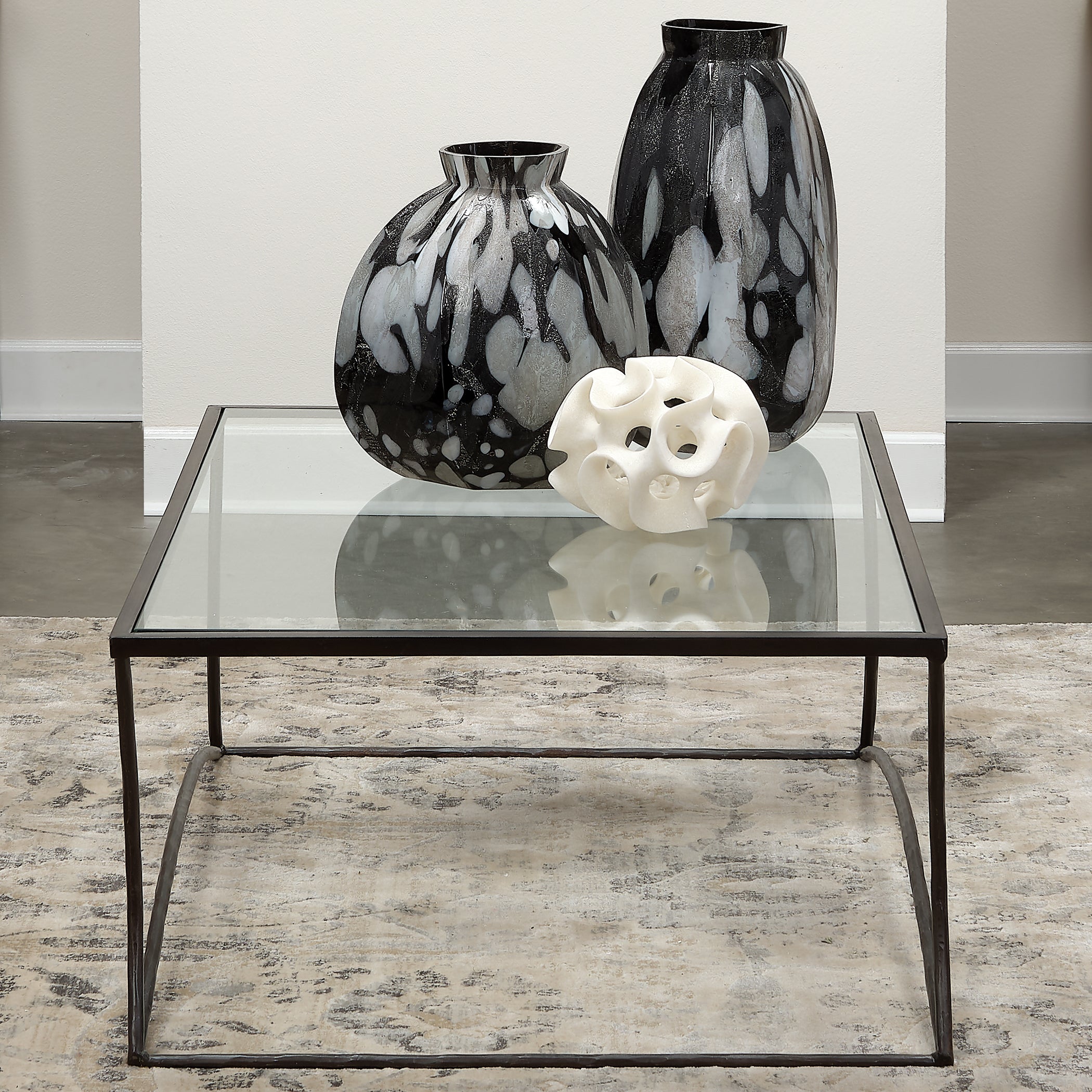 Kai Iron Coffee Table by Jamie Young