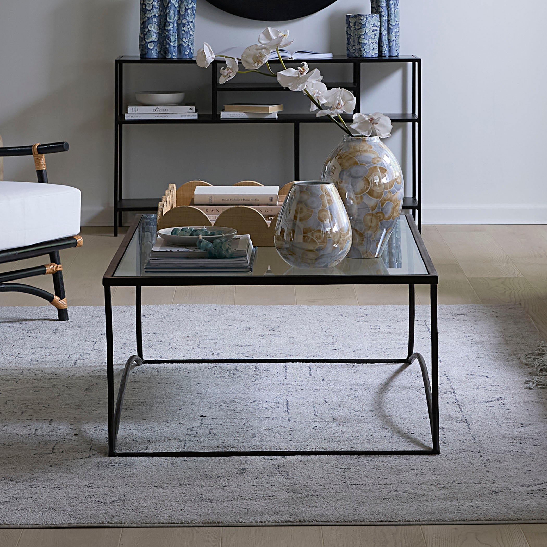 Kai Iron Coffee Table by Jamie Young