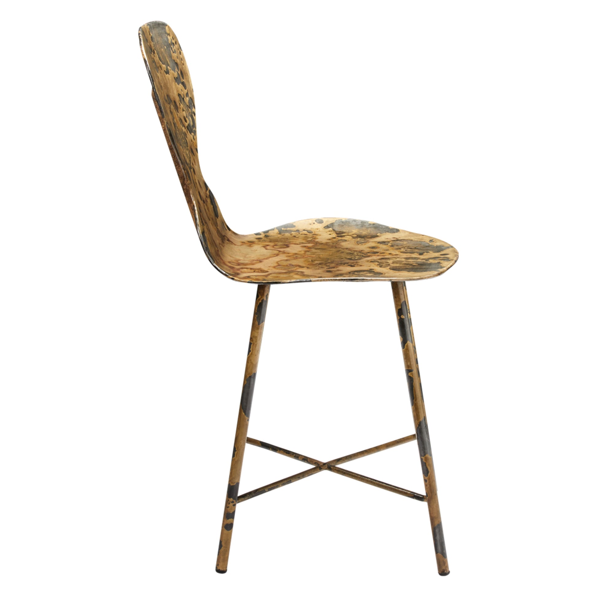McCallan Metal Chair, Acid Wash Metal by Jamie Young