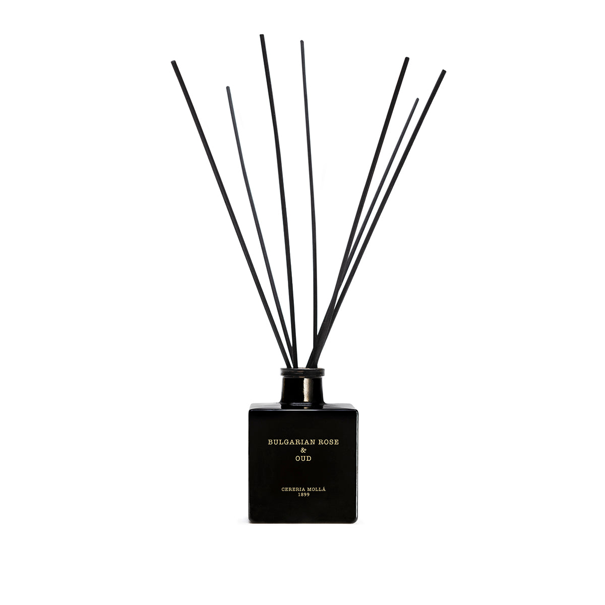 Bulgarian Rose & Oud Black Reed Diffuser 8.4 fl oz by Cereria Molla