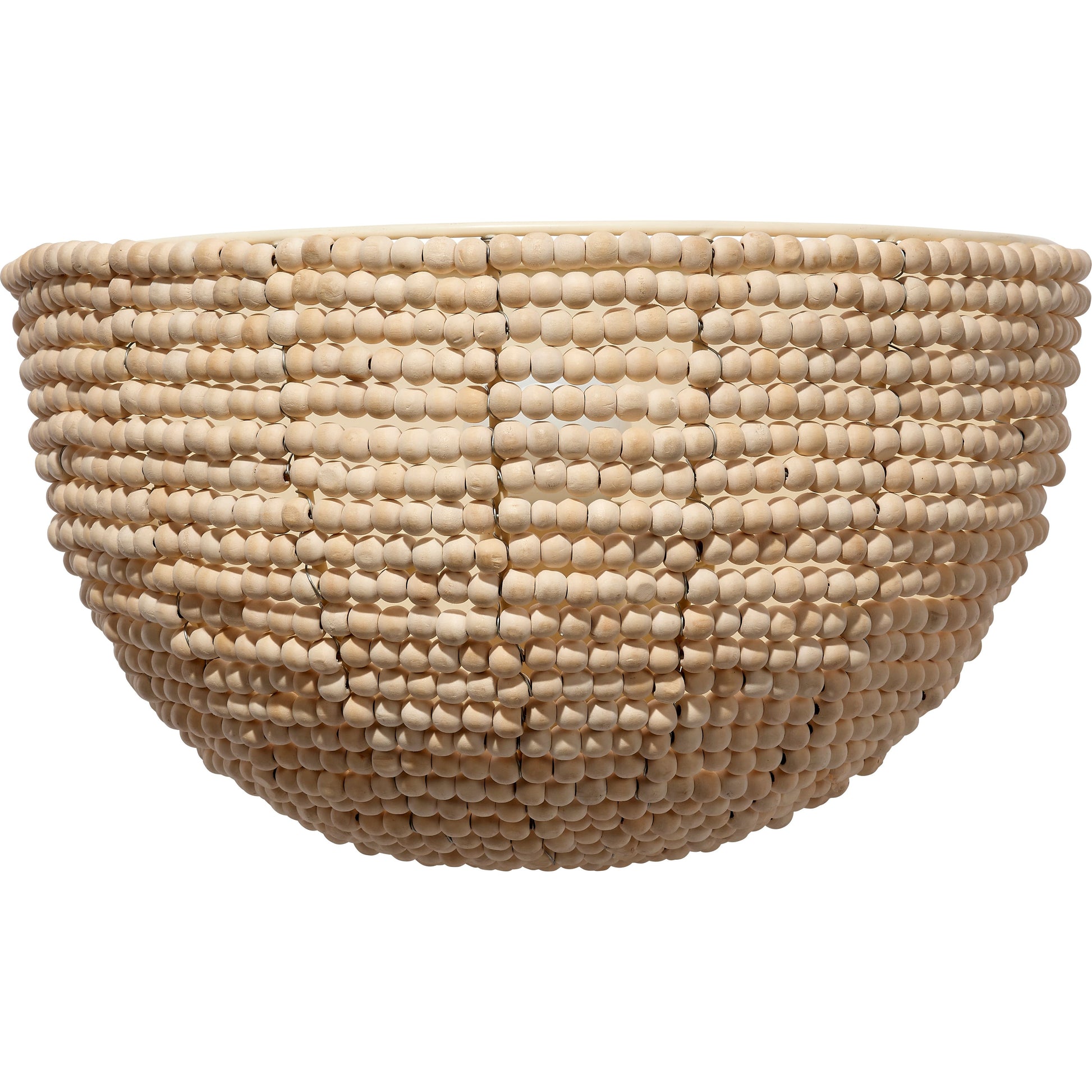 Barnacle 1-Light Beaded Demi Lune Wall Sconce by Jamie Young