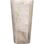 Borealis Tall Hexagon 1-Light Wall Alabaster Sconce by Jamie Young