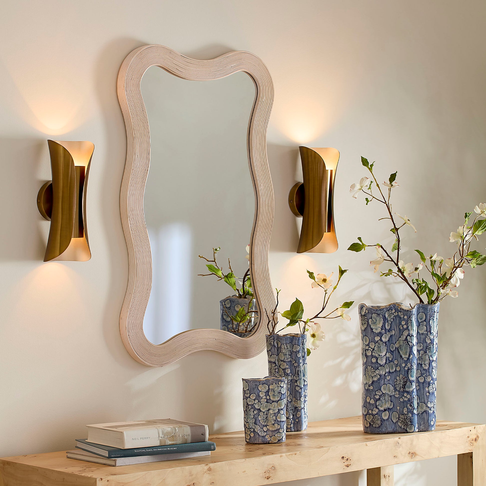 Capsule 1-Light Steel Sconce, Antique Brass by Jamie Young