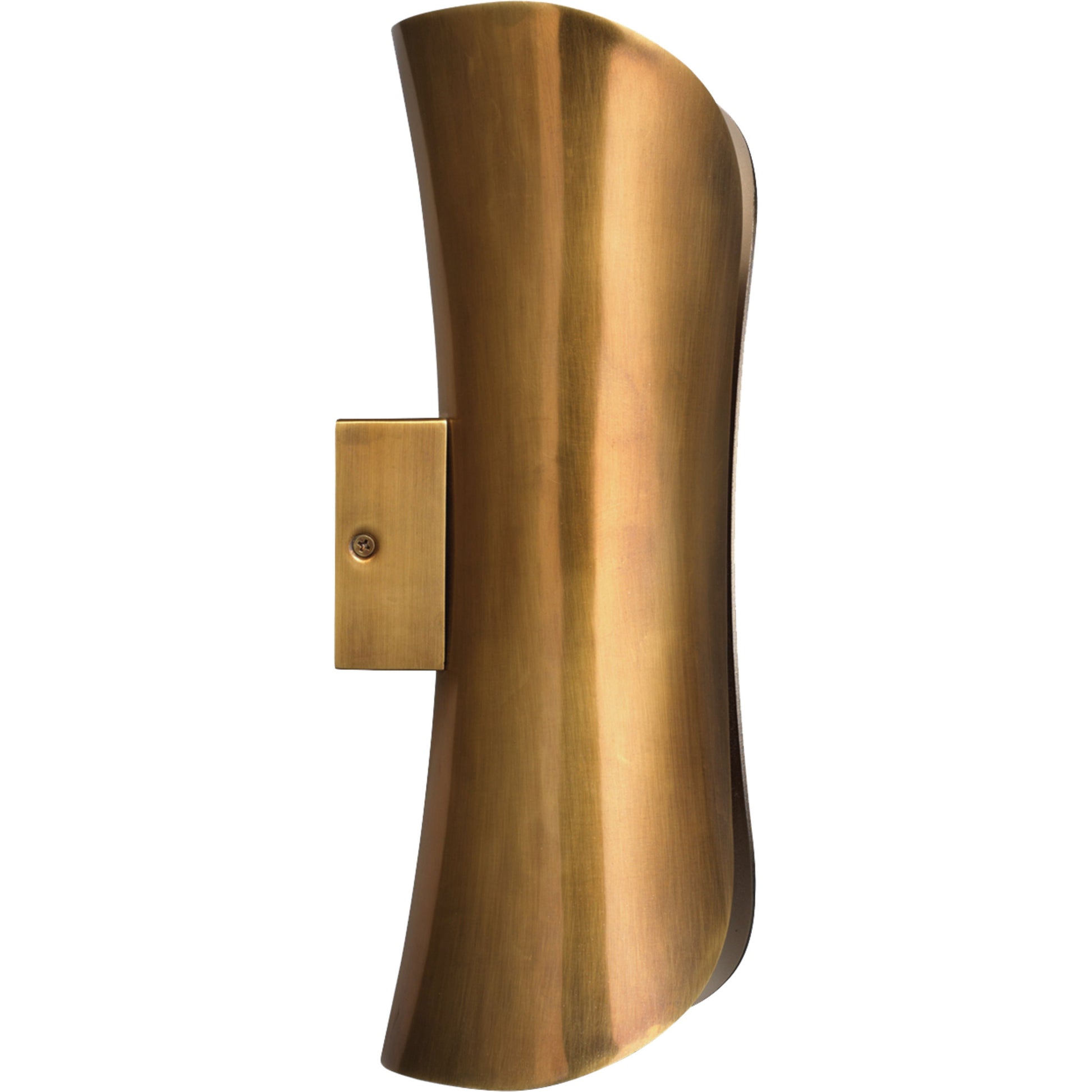 Capsule 1-Light Steel Sconce, Antique Brass by Jamie Young