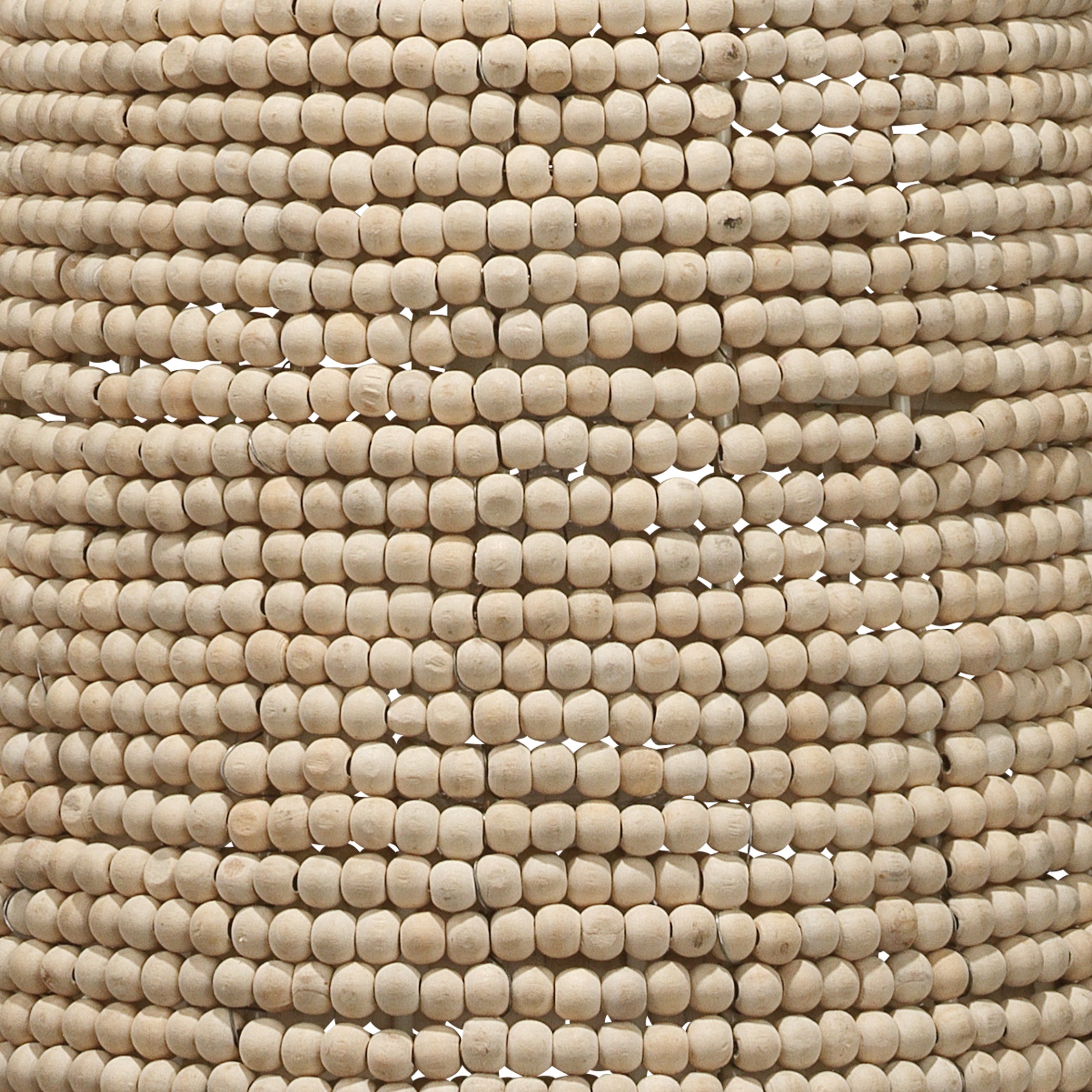 Canal Wood Beaded 1-Light Pendant by Jamie Young