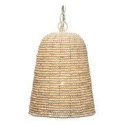 Canal Wood Beaded 1-Light Pendant by Jamie Young