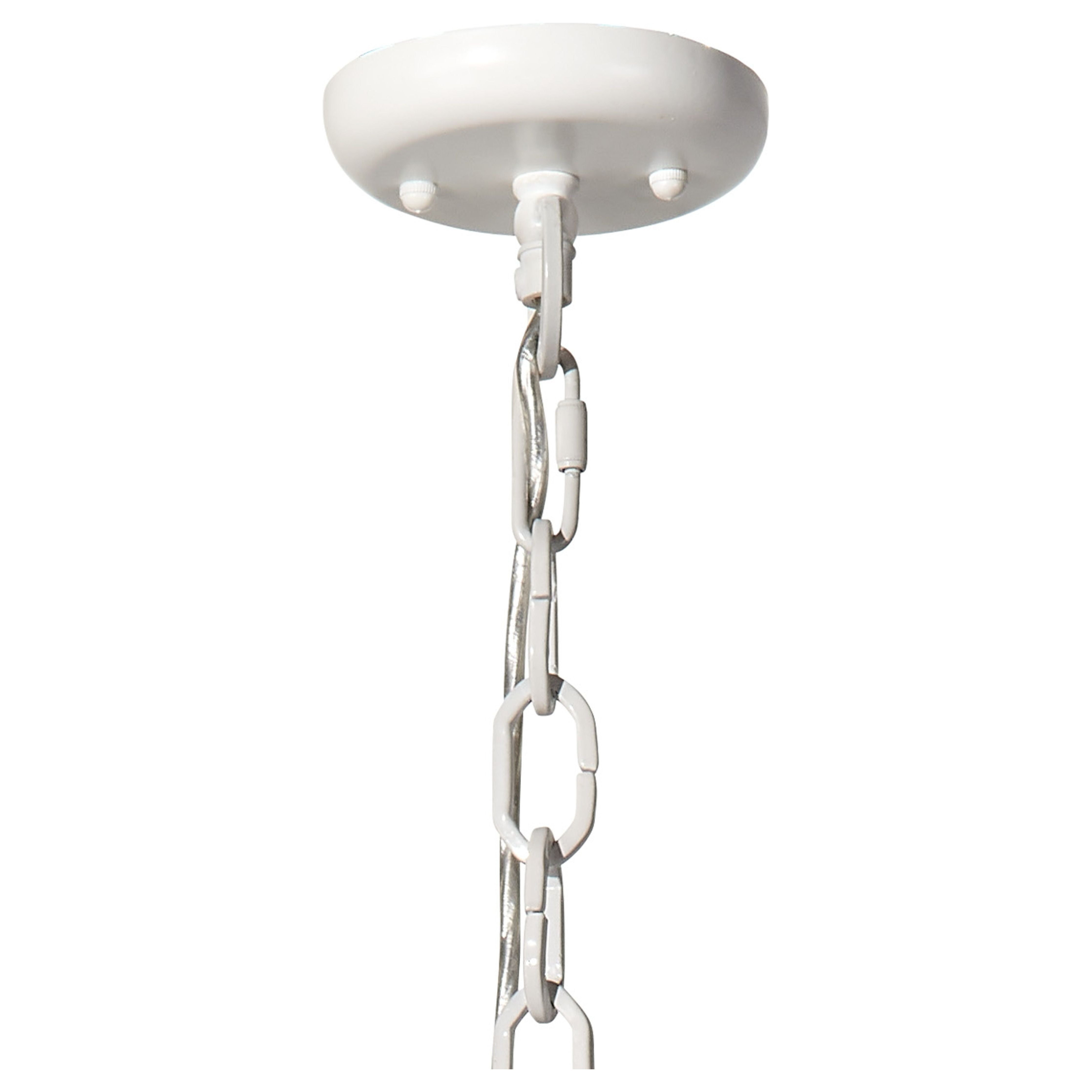 Clamshell Wood Beaded 4-Light Chandelier by Jamie Young