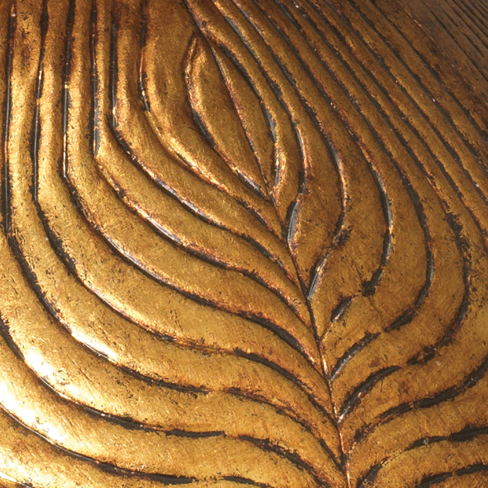 Flowering Lotus Iron Pendant, Antique Gold by Jamie Young