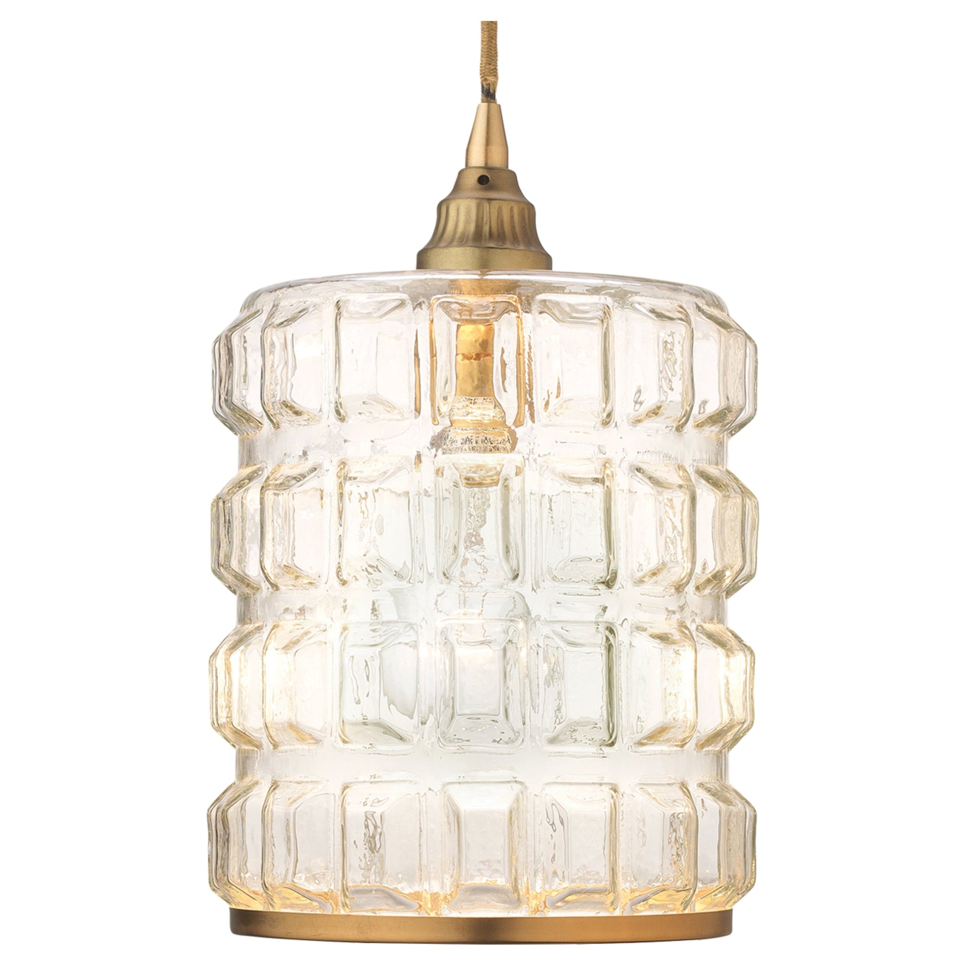 Madison Glass 1-Light Pendant by Jamie Young