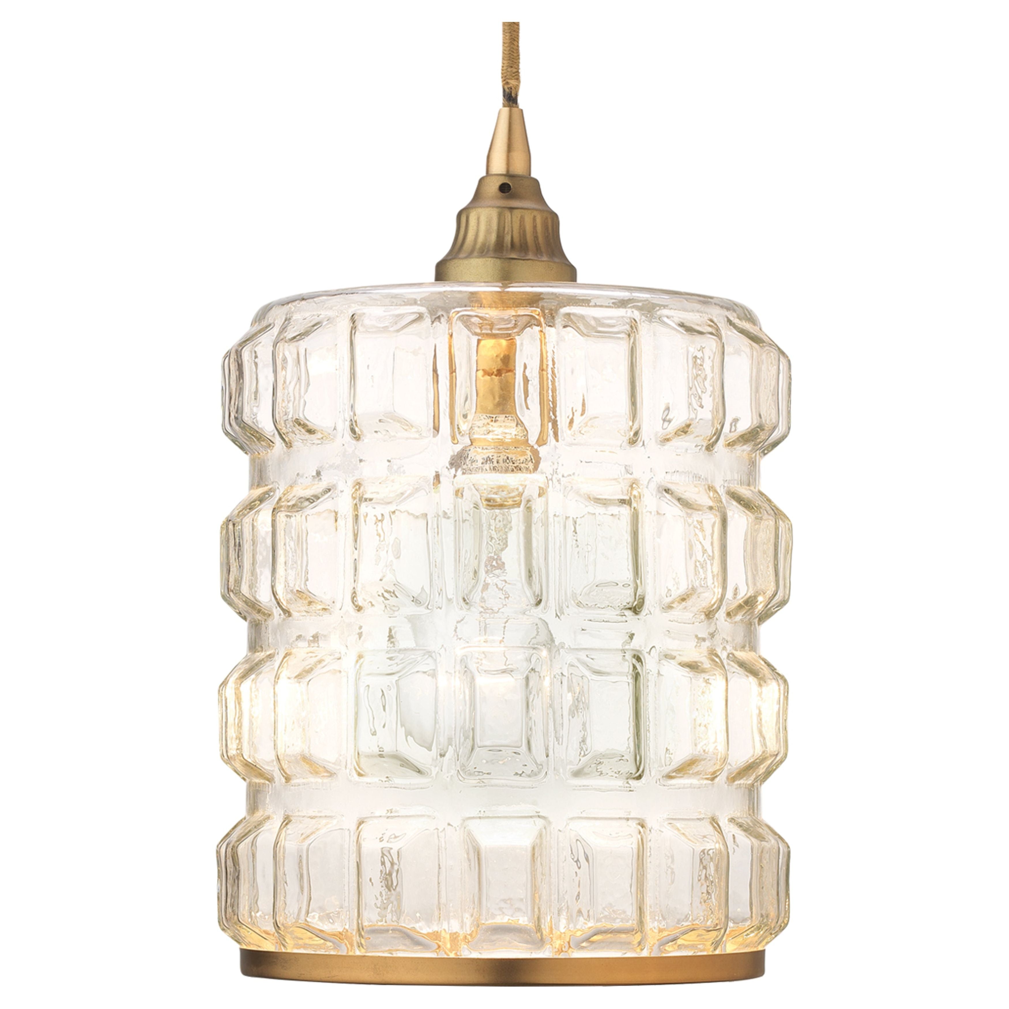 Madison Glass 1-Light Pendant by Jamie Young