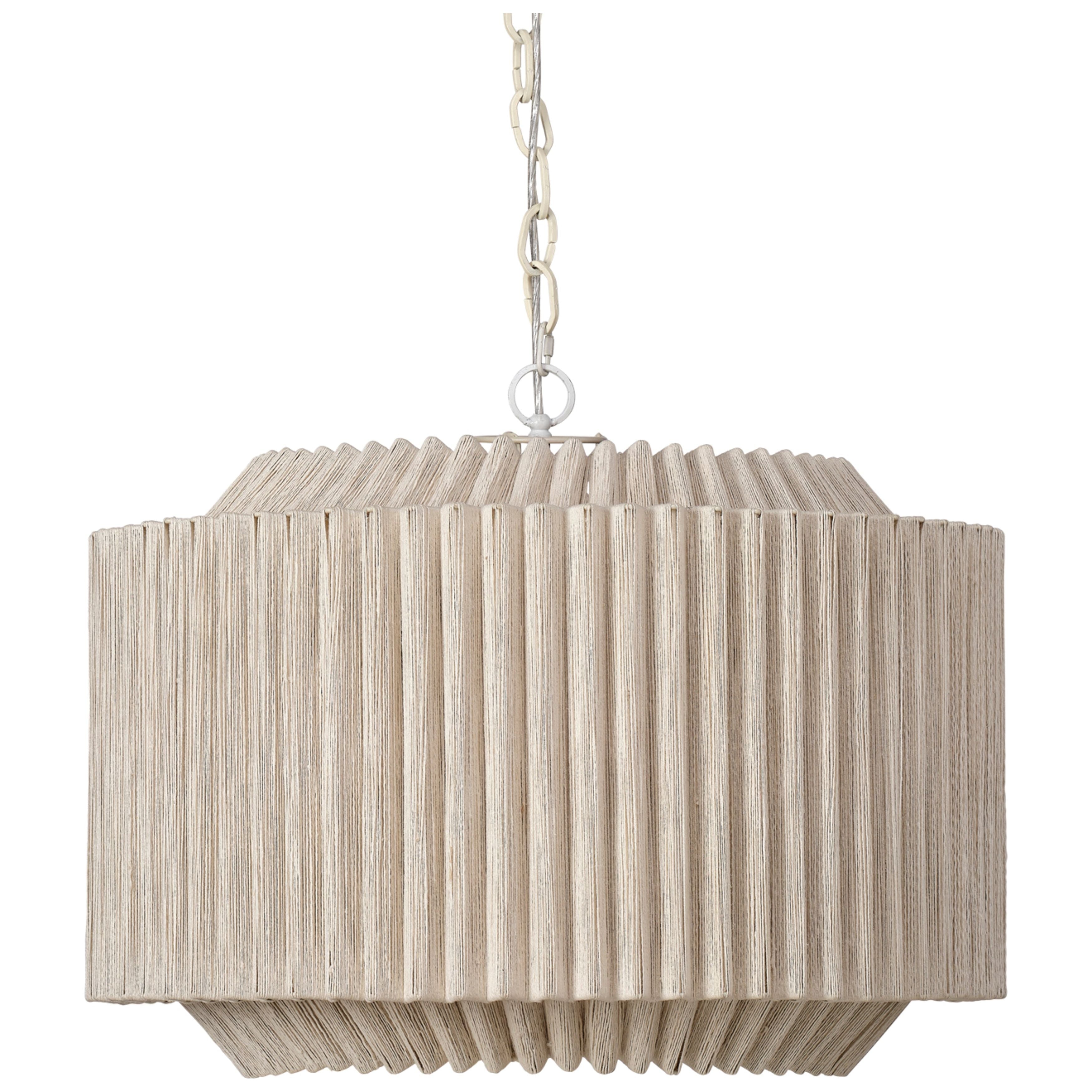 Theory Jute 4-Light Chandelier by Jamie Young