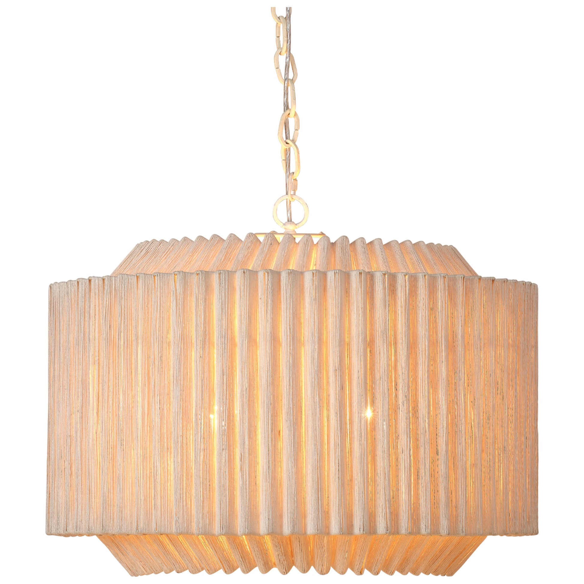 Theory Jute 4-Light Chandelier by Jamie Young