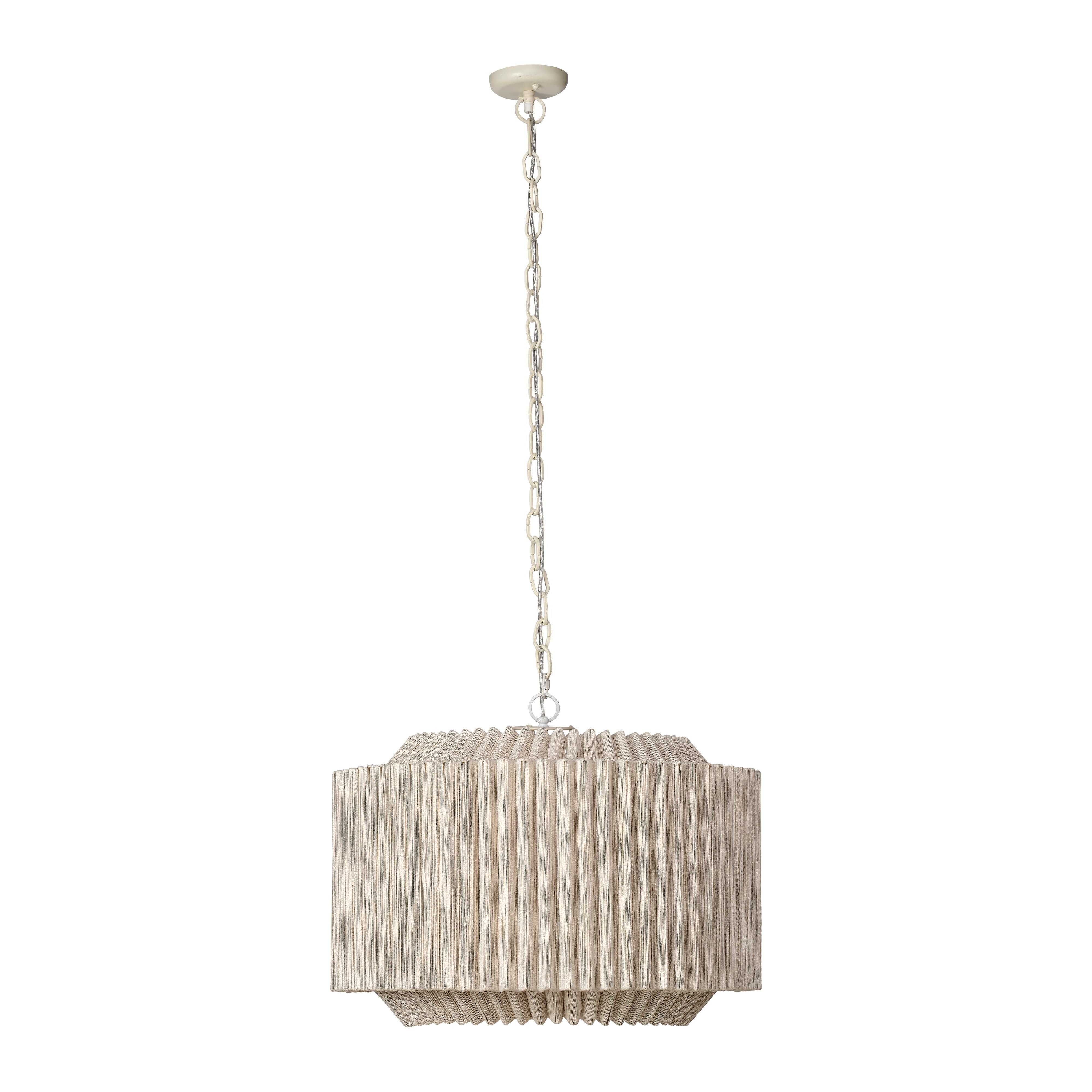 Theory Jute 4-Light Chandelier by Jamie Young