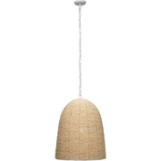 Waterfront Wood Beaded 1-Light Pendant by Jamie Young