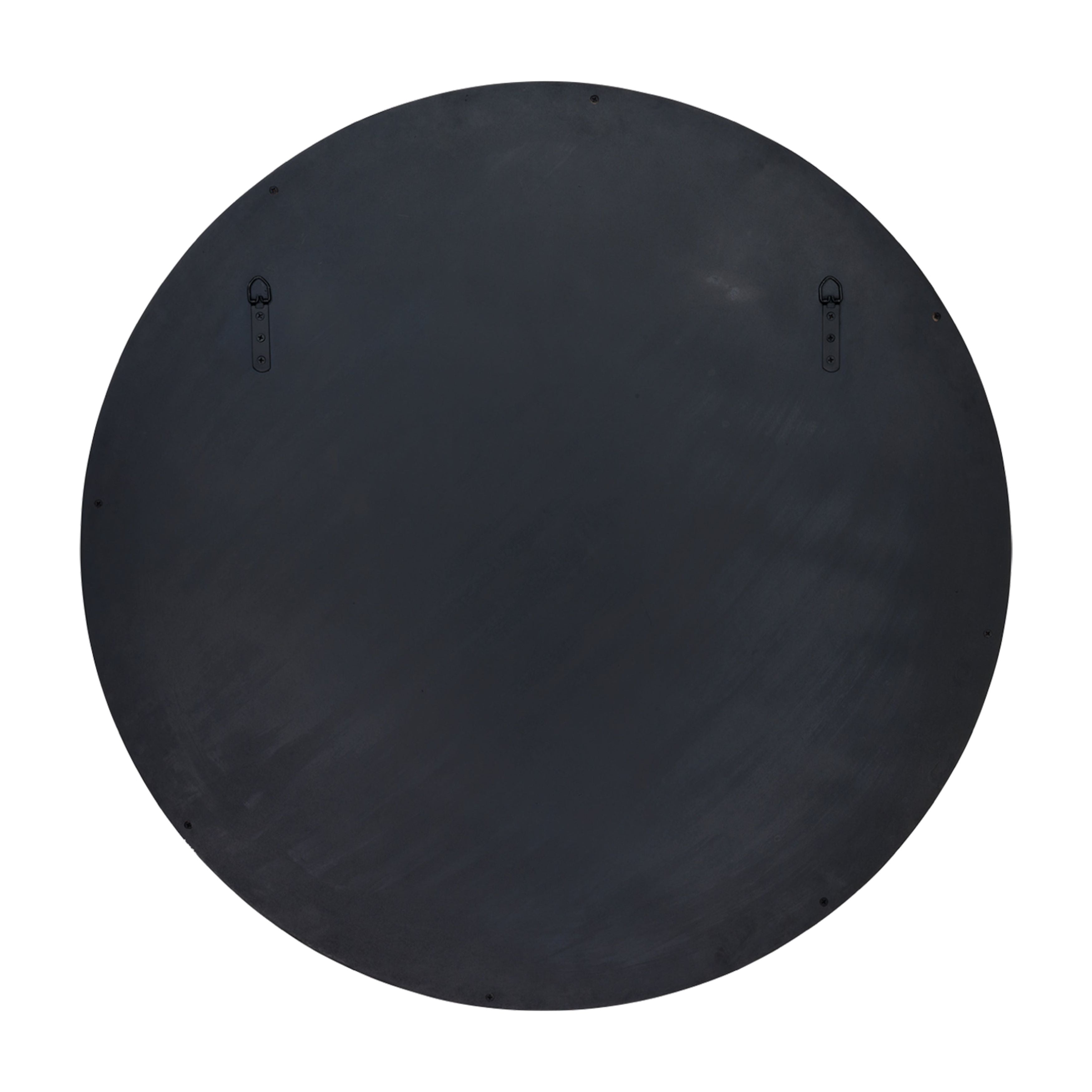 Organic Mango Wood Round Wall Mirror by Jamie Young