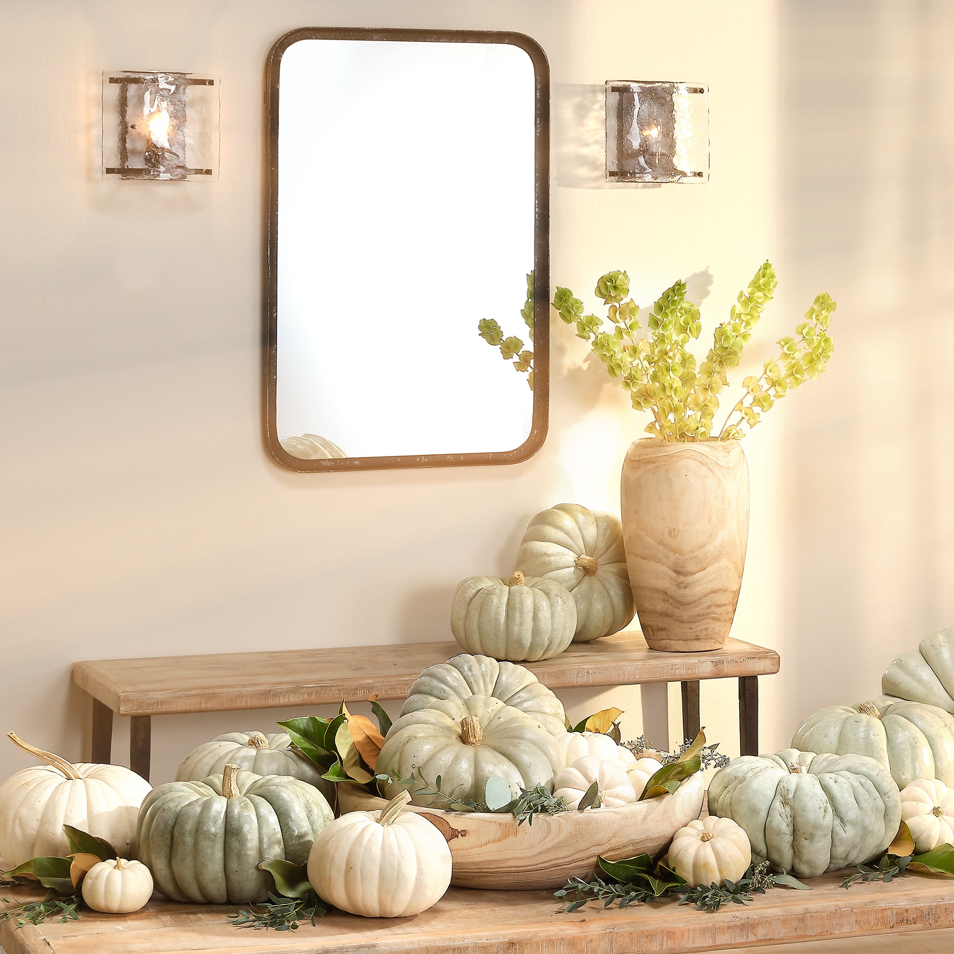 Principle Iron Rectangle Wall Mirror by Jamie Young