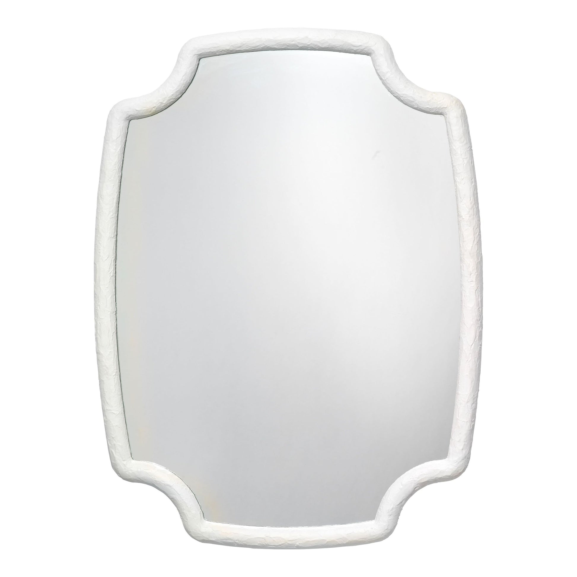 Selene Wall Mirror White by Jamie Young