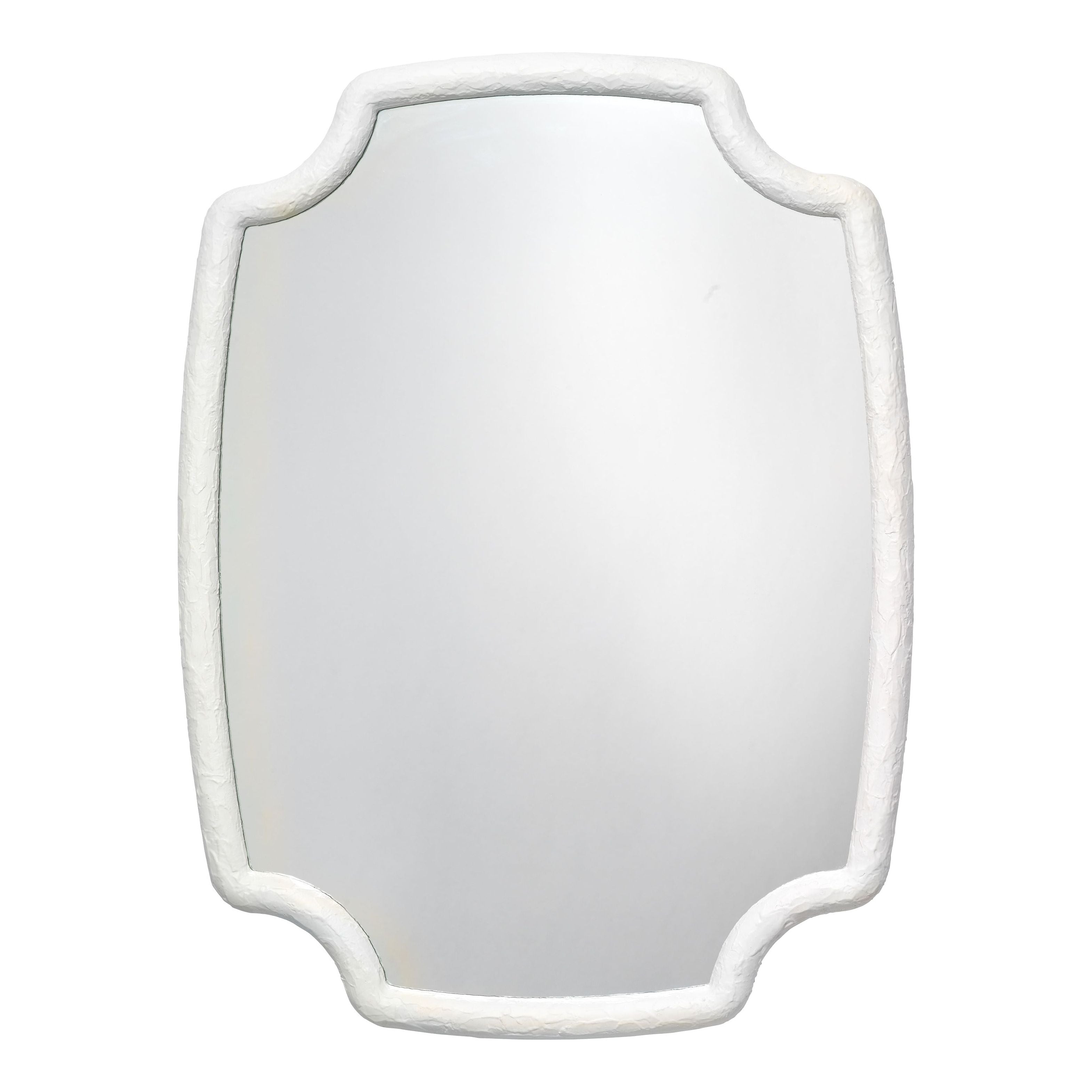 Selene Wall Mirror White by Jamie Young