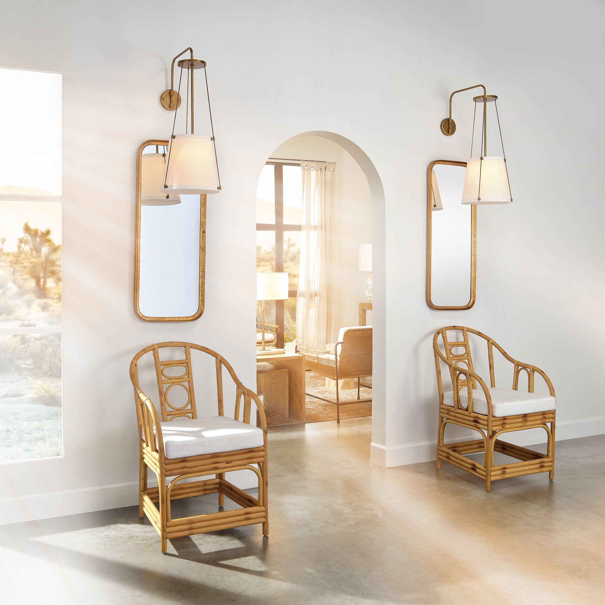 Capital Iron Rectangle Wall Mirror by Jamie Young