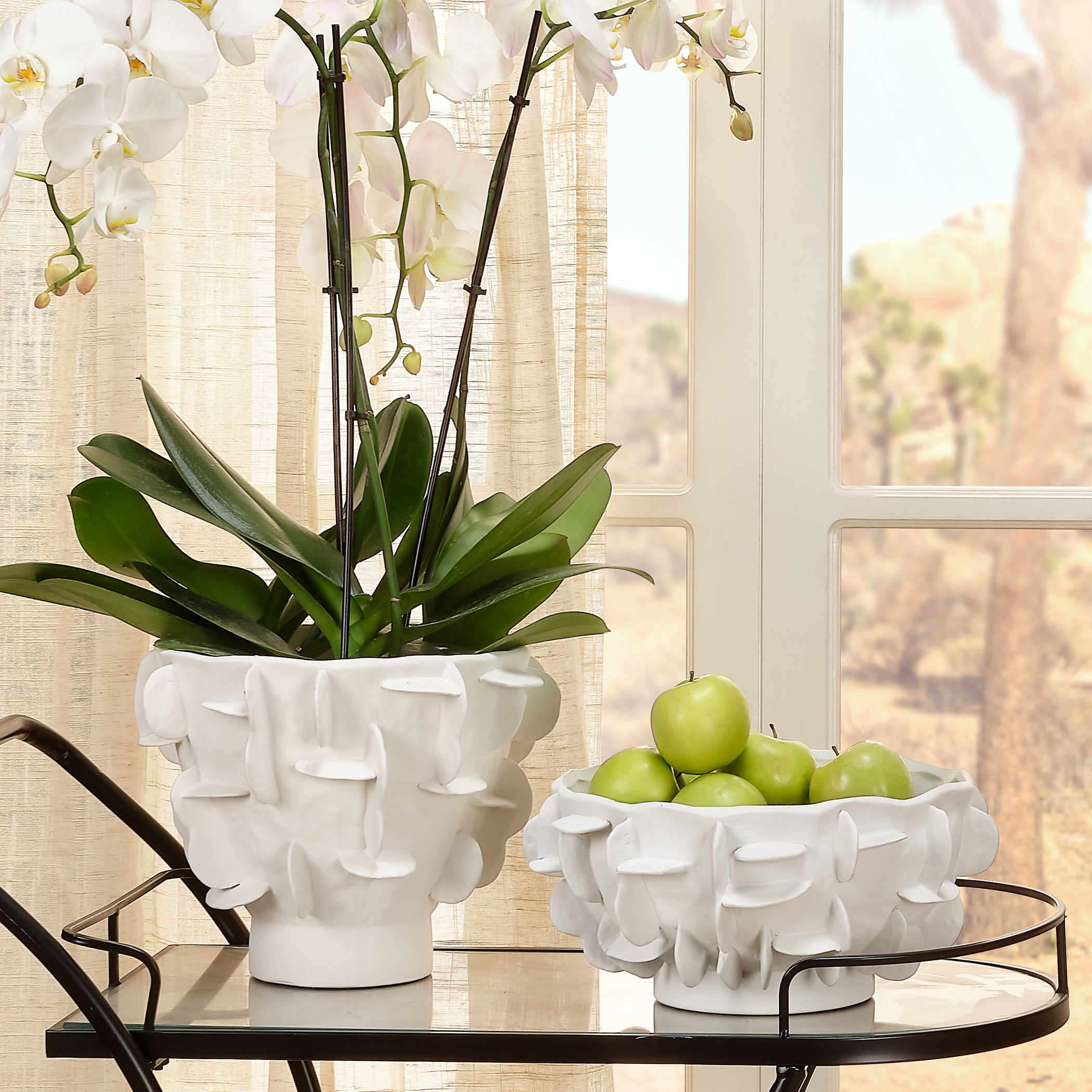 Helios Ceramic Decorative Vase by Jamie Young