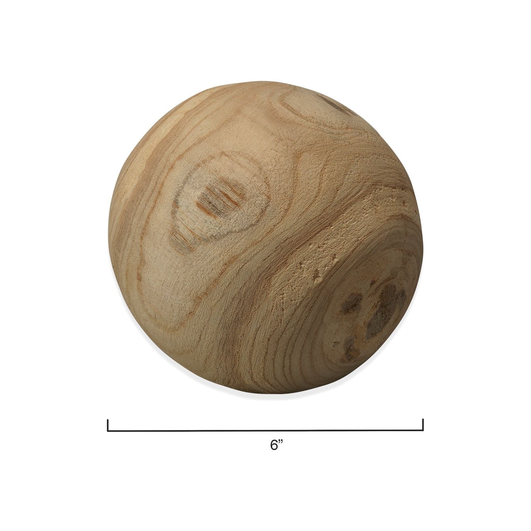 Malibu Wood Spheres (set of 3) by Jamie Young