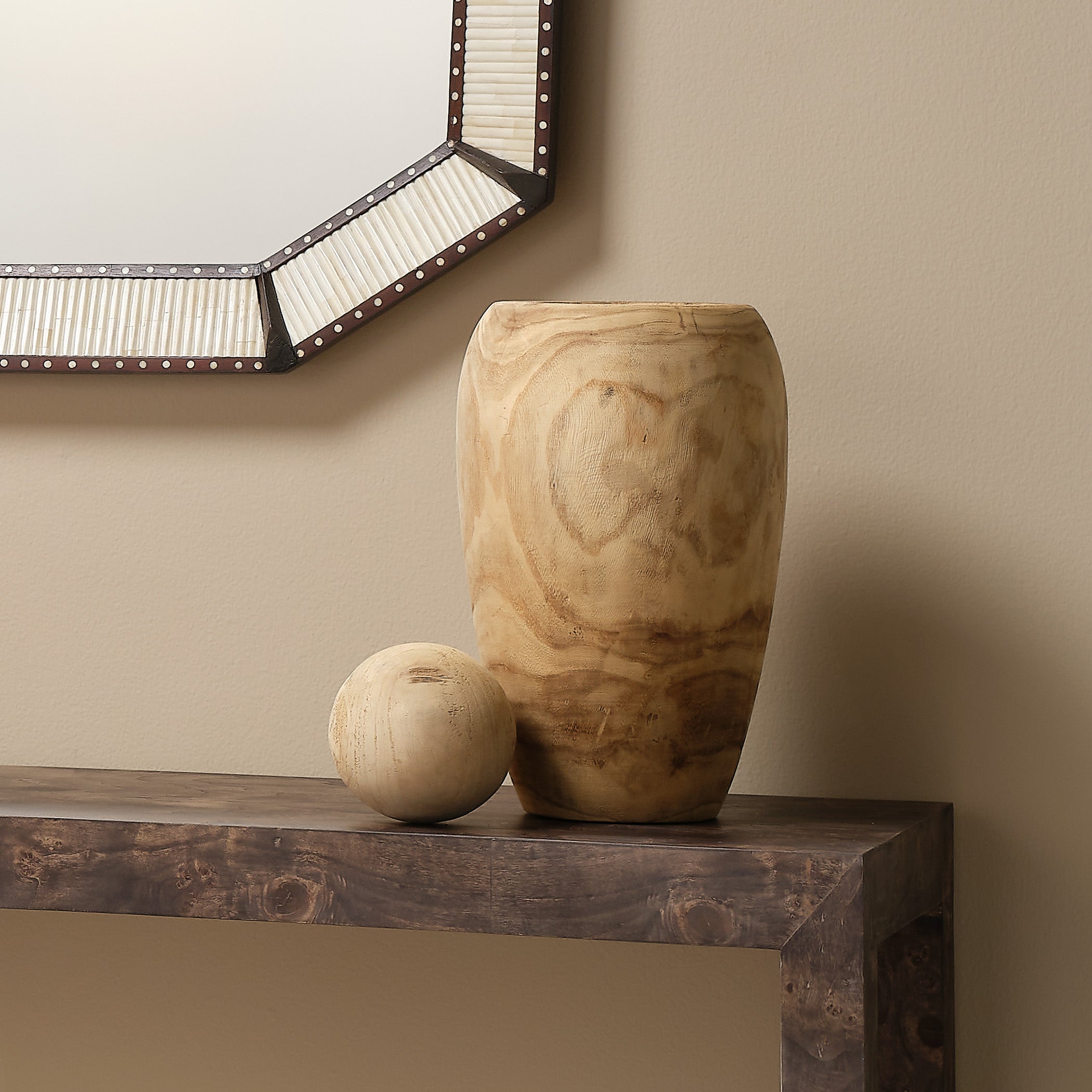Ojai Wooden Decorative Vase by Jamie Young