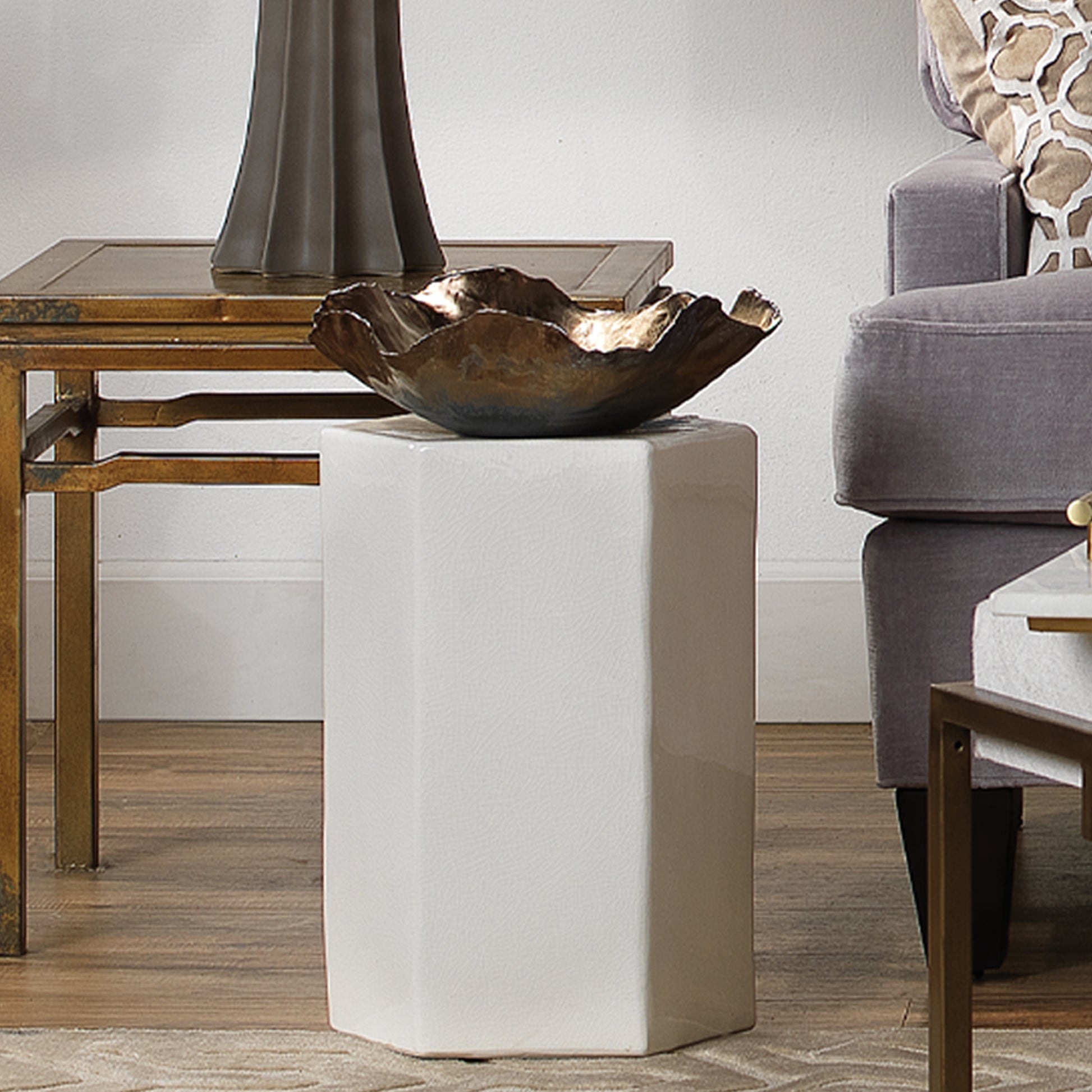 Peony Ceramic Decorative Bowl by Jamie Young