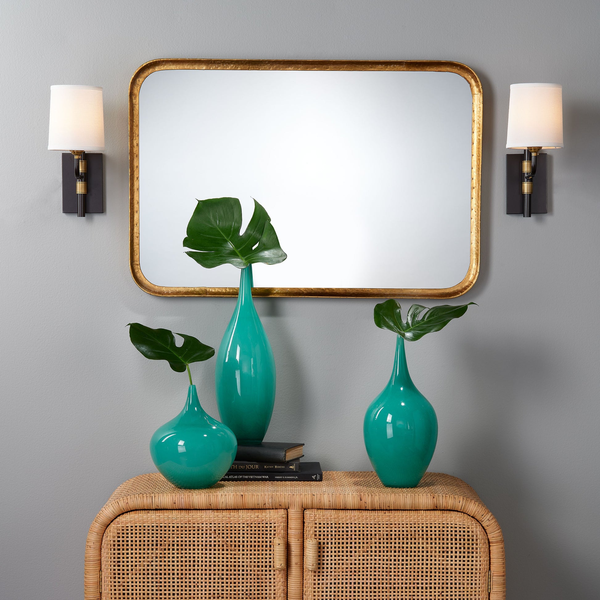 Principle Iron Rectangle Wall Mirror by Jamie Young