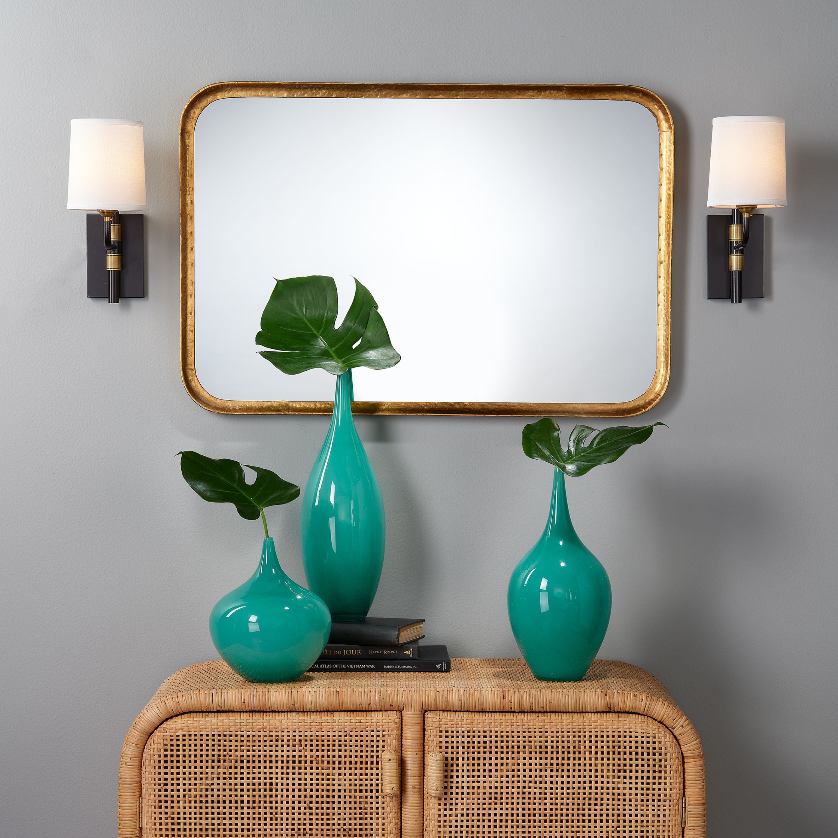 Principle Iron Rectangle Wall Mirror by Jamie Young
