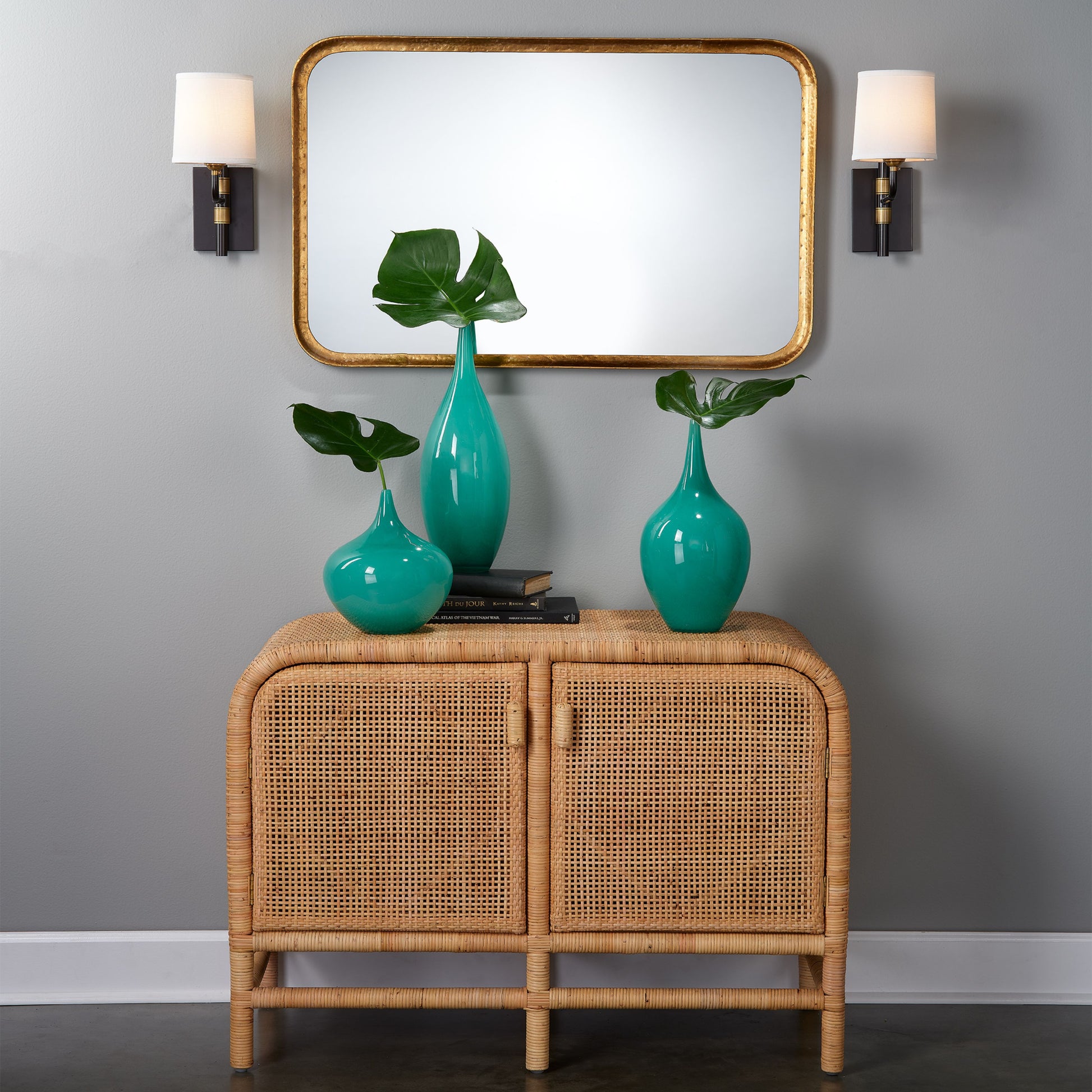 Principle Iron Rectangle Wall Mirror by Jamie Young
