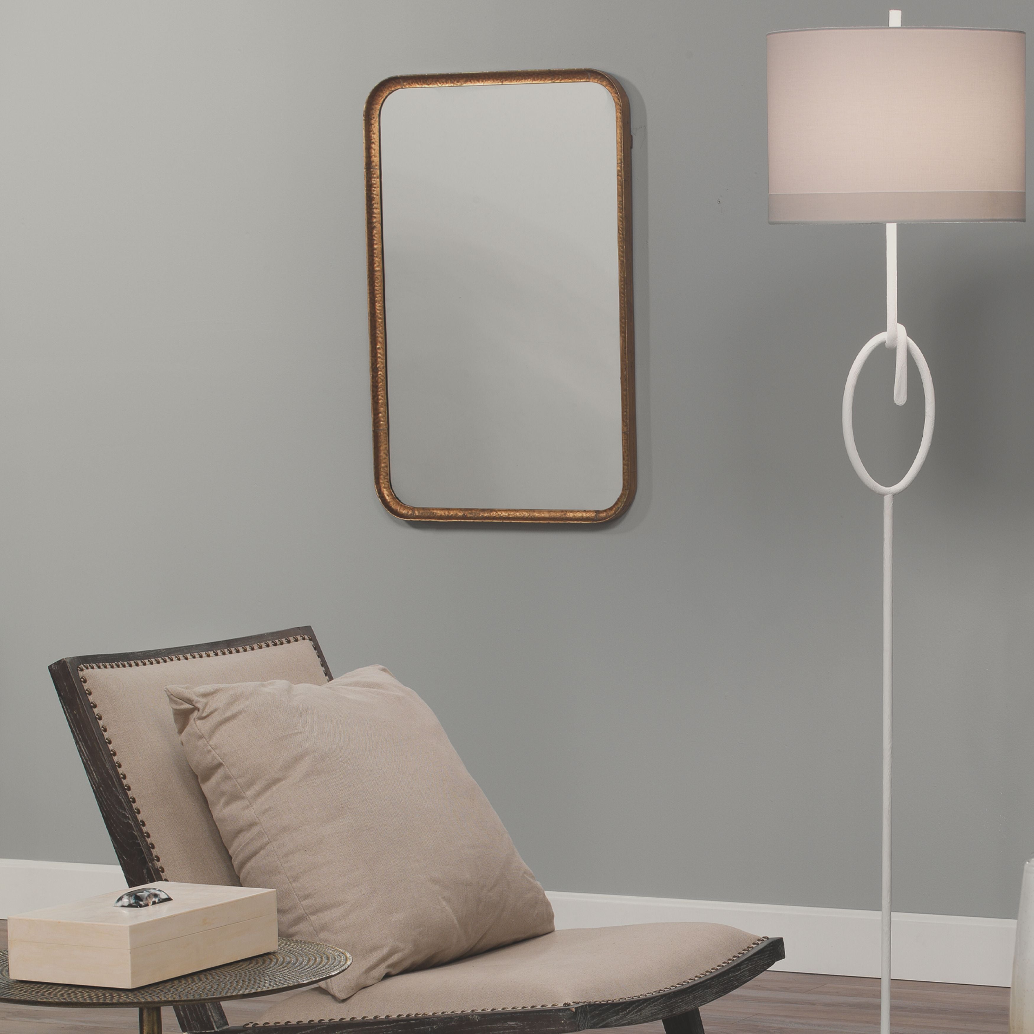 Principle Iron Rectangle Wall Mirror by Jamie Young