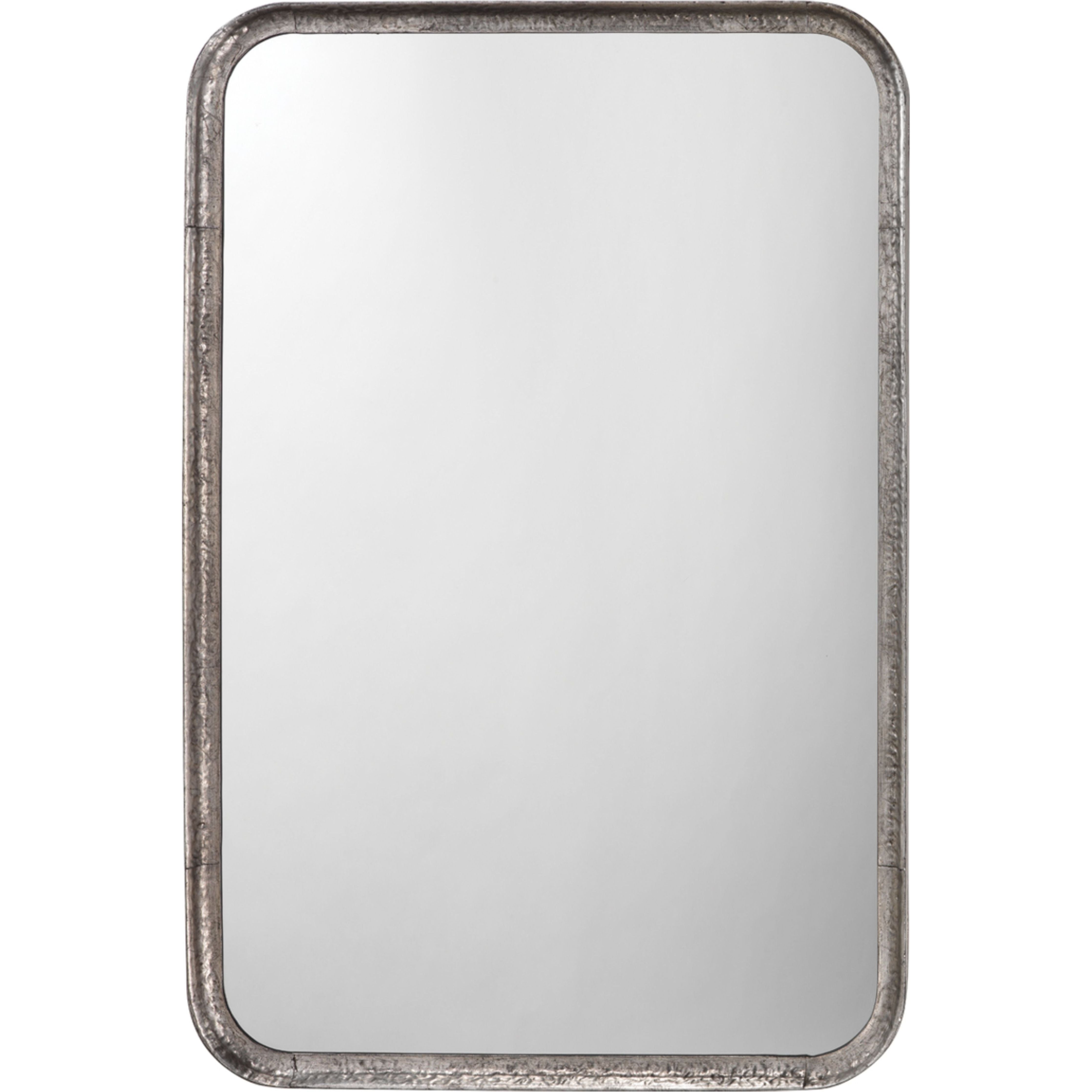 Principle Iron Rectangle Wall Mirror Silver by Jamie Young