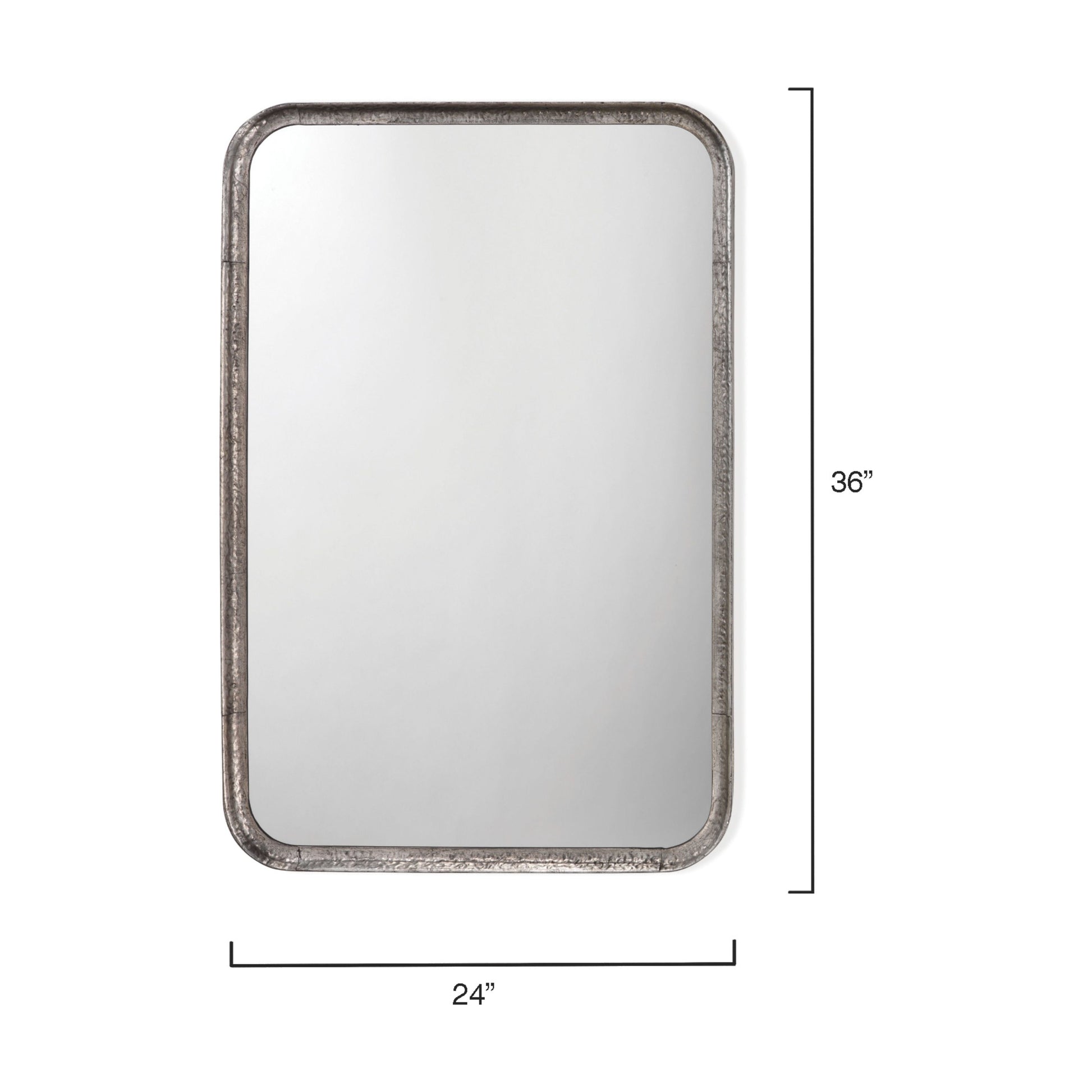 Principle Iron Rectangle Wall Mirror by Jamie Young