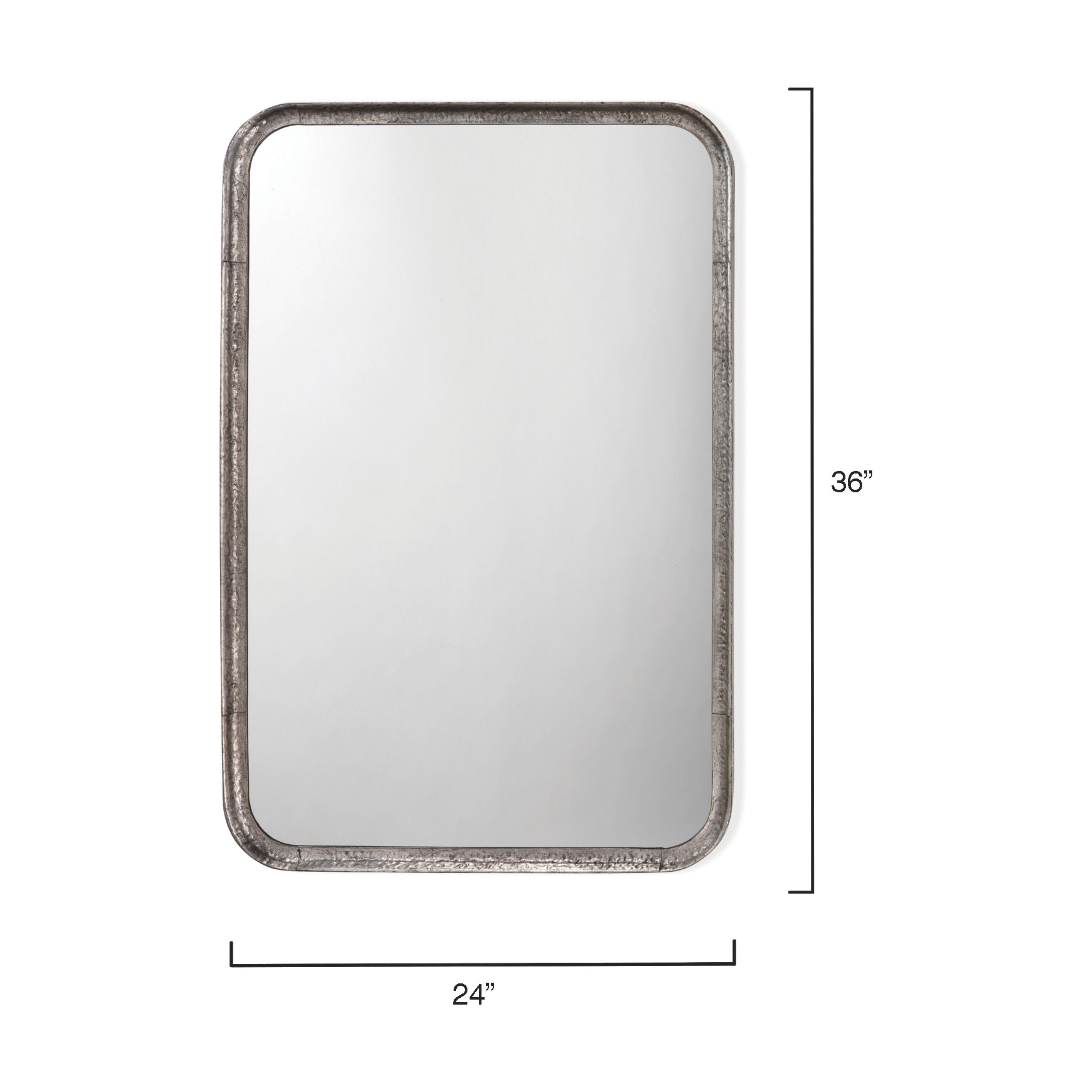 Principle Iron Rectangle Wall Mirror by Jamie Young