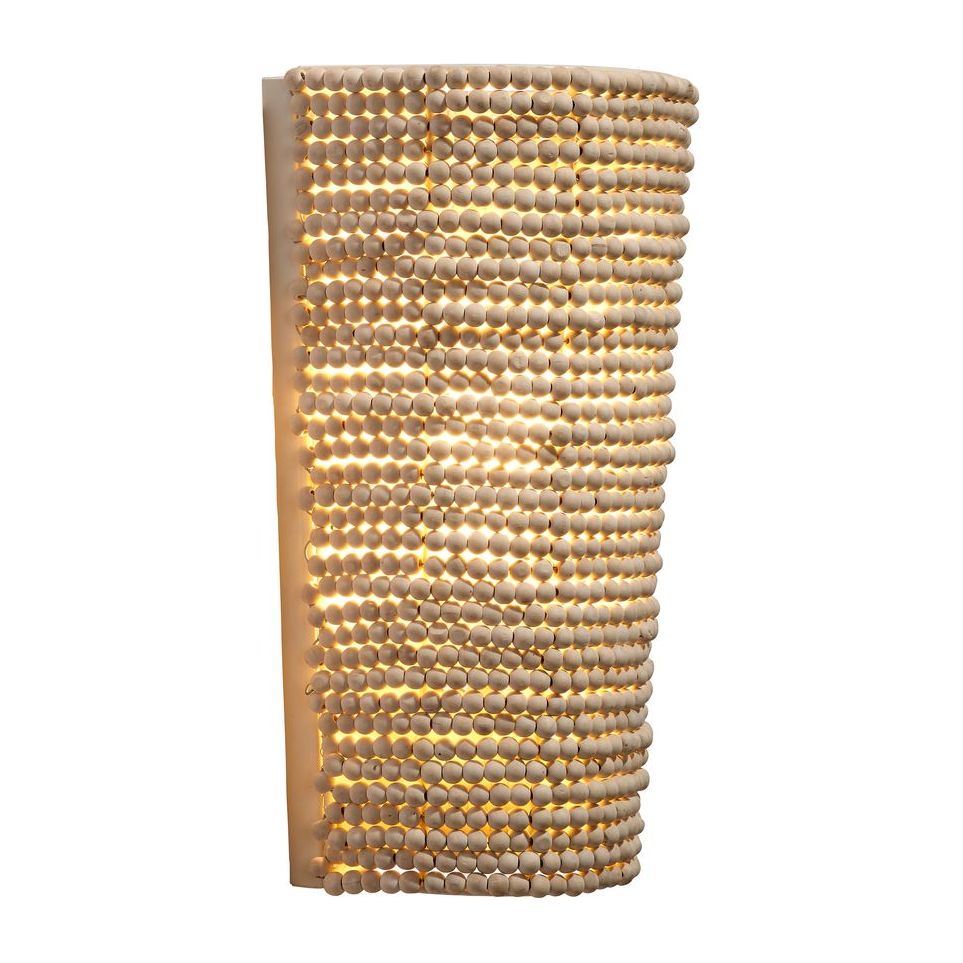 Seawall 1-Light Beaded Cone Wall Sconce by Jamie Young