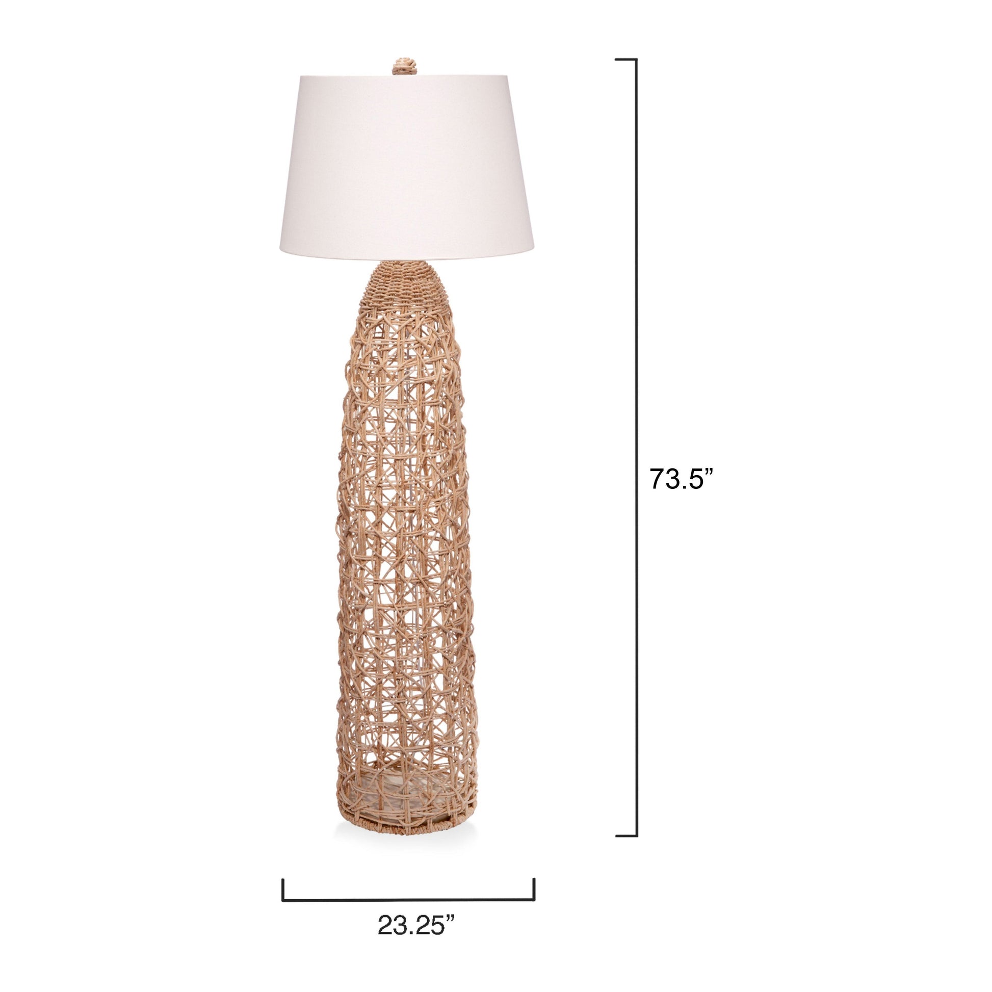 Kauai Rope Floor Lamp by Jamie Young