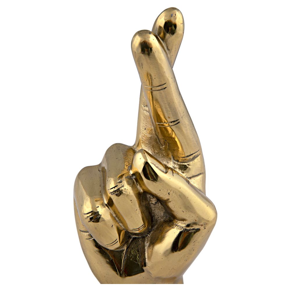 Fingers Crossed, Brass by NOIR