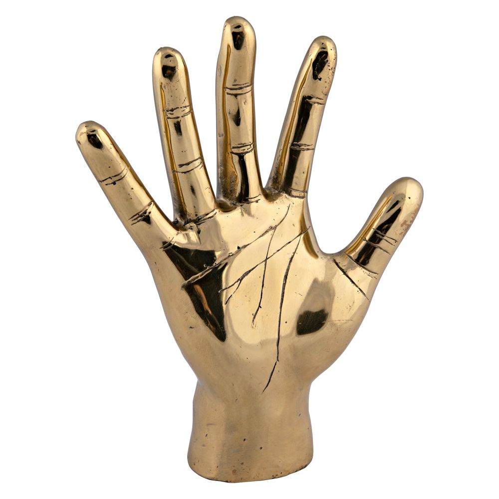 Open Hand, Brass by NOIR
