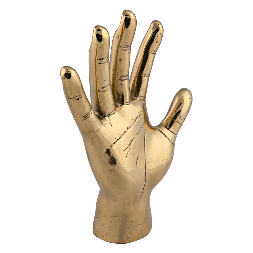 Open Hand, Brass by NOIR