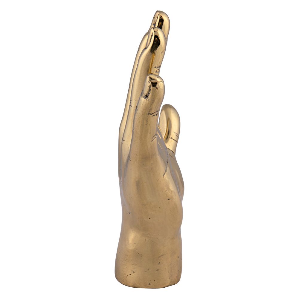 Open Hand, Brass by NOIR